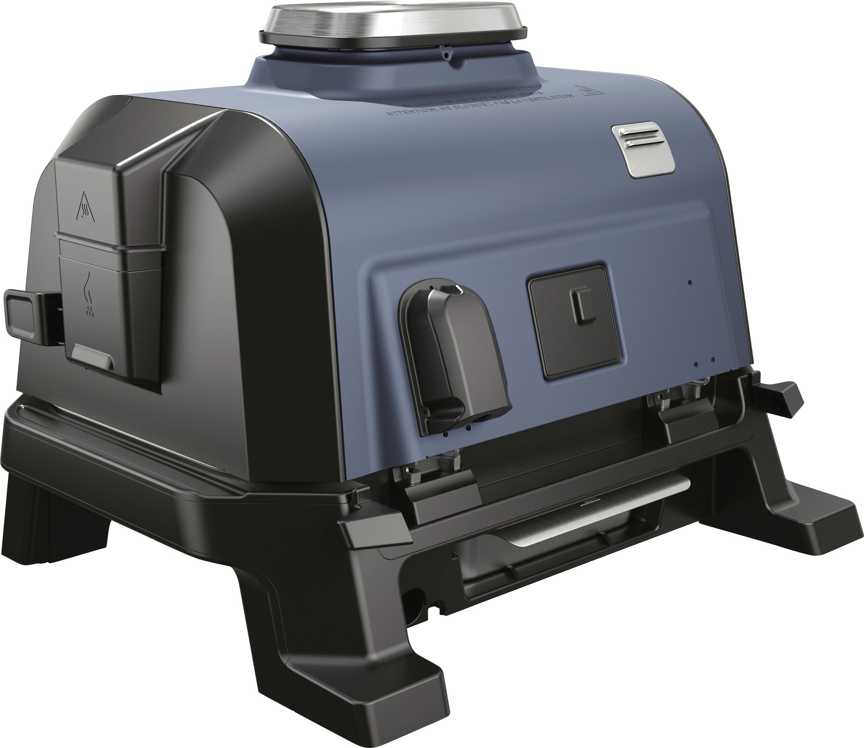 Ninja Woodfire Pro Connect XL Elektro Elektro-Grill Schwarz, Blau