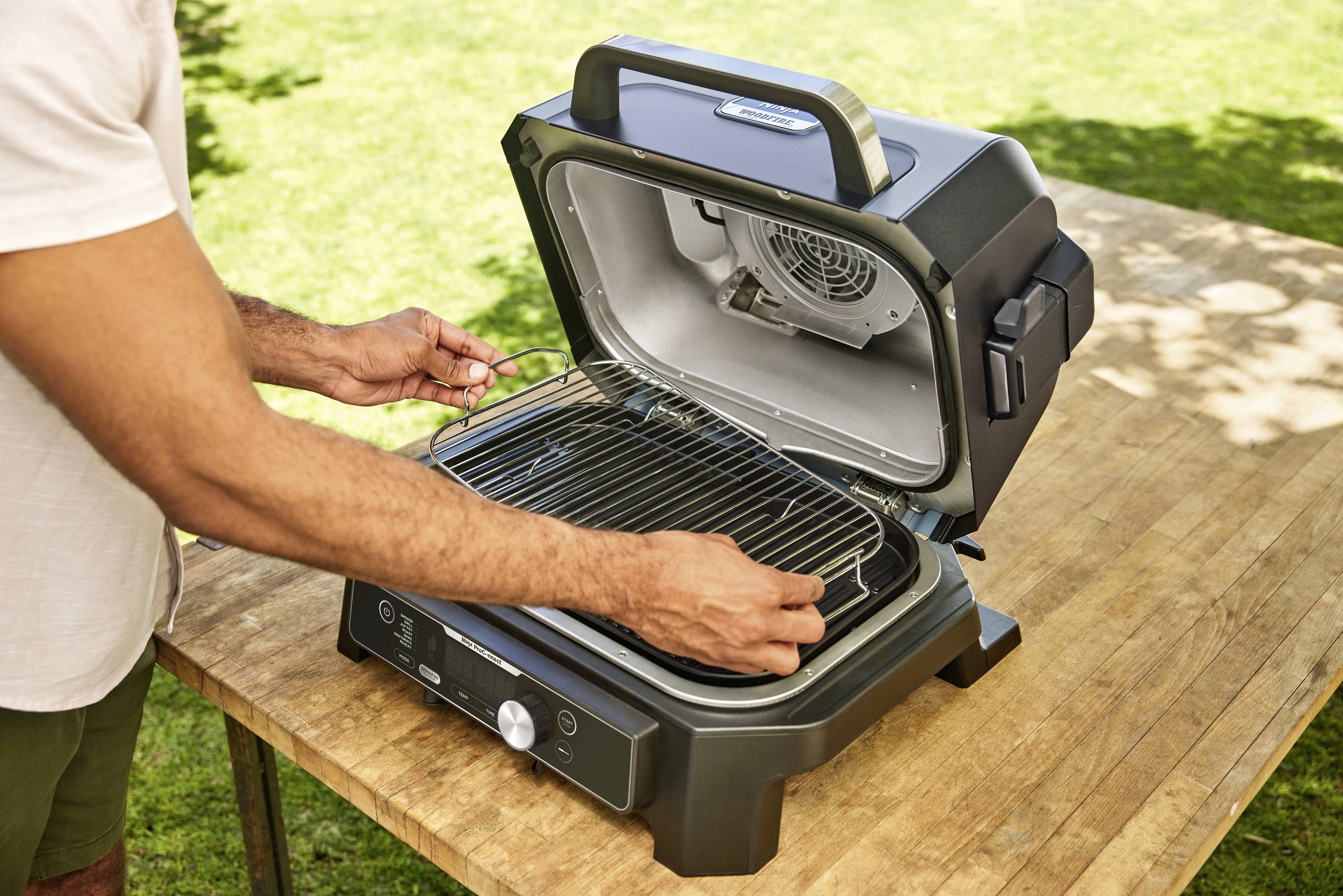 Ninja Woodfire XL Grillrost Edelstahl