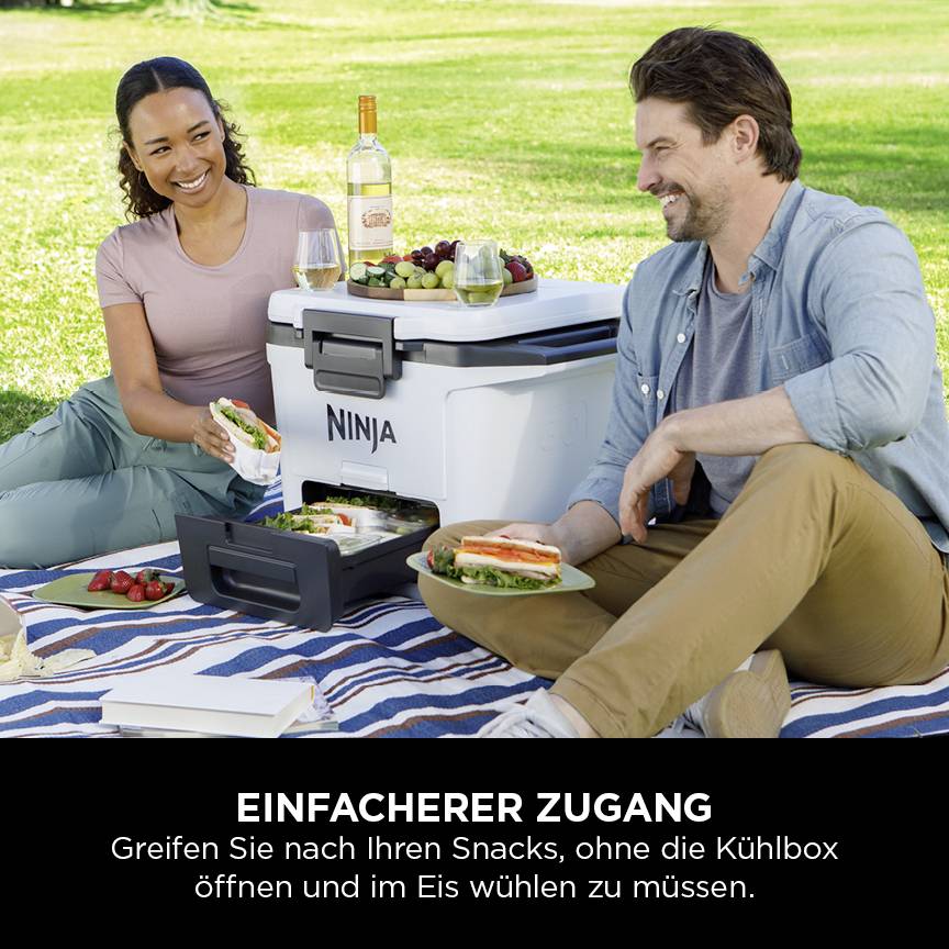 Ninja FrostVault Kühlbox Passiv Weiß, Schwarz 28 l