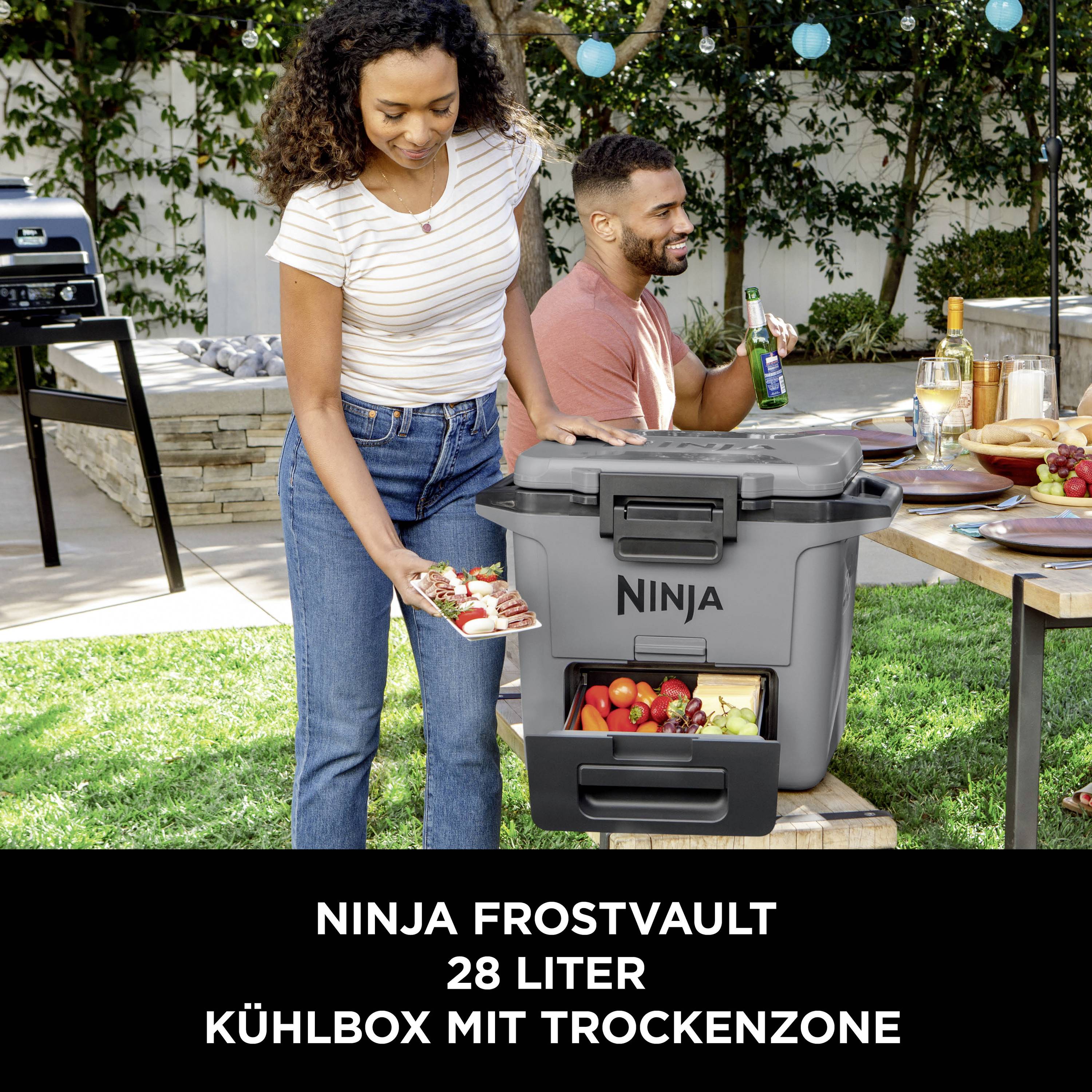 Ninja FrostVault Kühlbox Passiv Grau, Schwarz 28 l