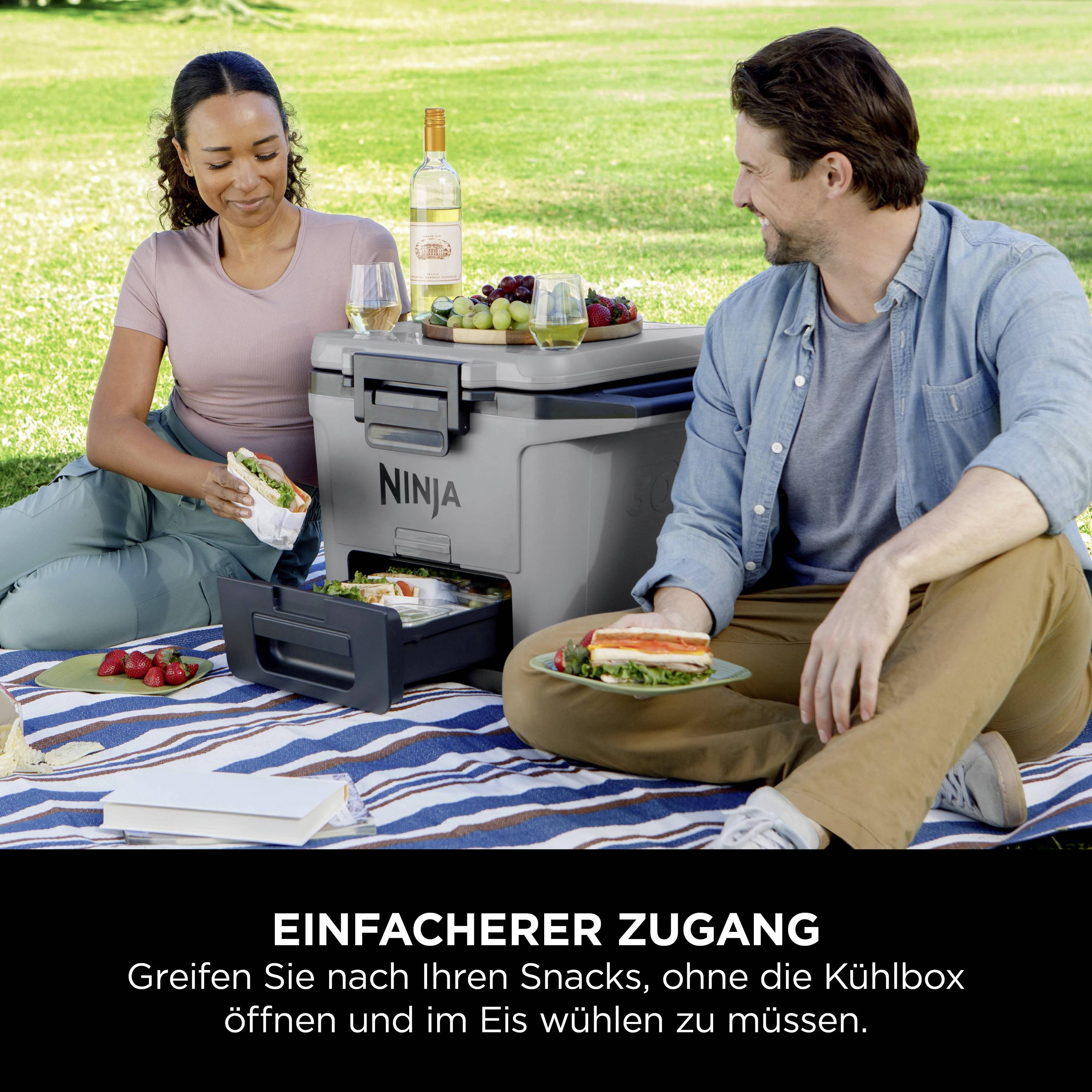 Ninja FrostVault Kühlbox Passiv Grau, Schwarz 28 l