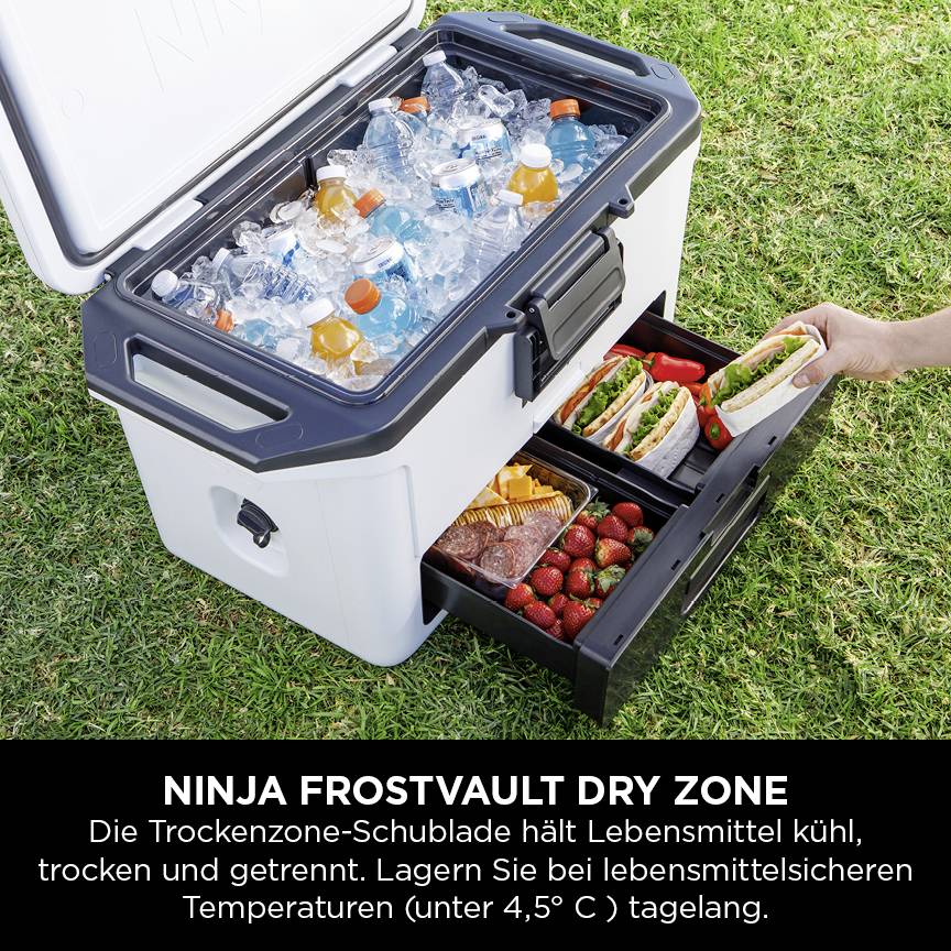 Ninja FrostVault Kühlbox Passiv Weiß, Schwarz 47 l