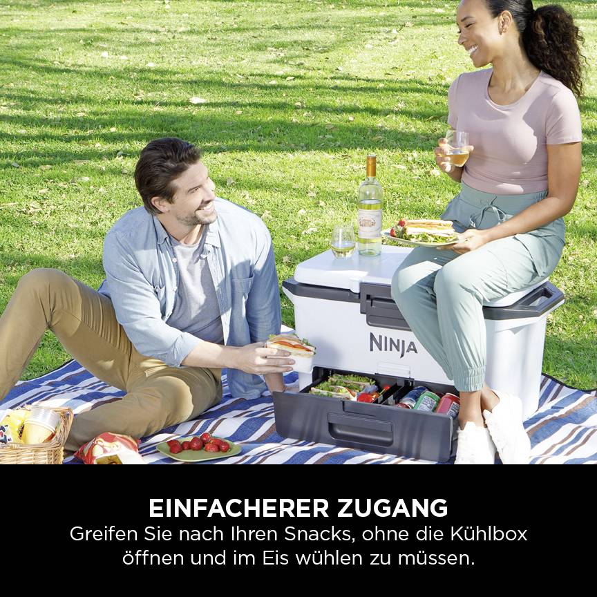 Ninja FrostVault Kühlbox Passiv Weiß, Schwarz 47 l