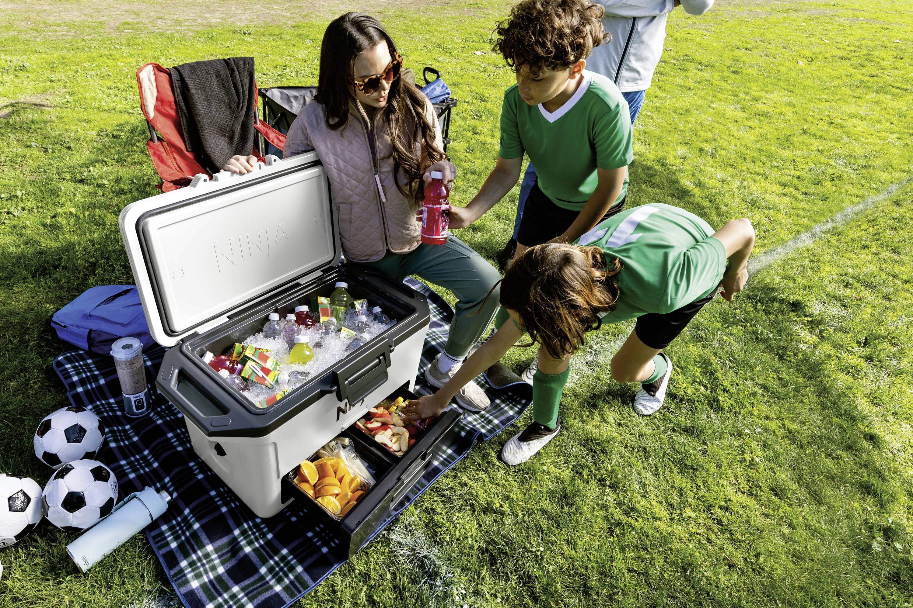 Ninja FrostVault Kühlbox Passiv Weiß, Schwarz 47 l