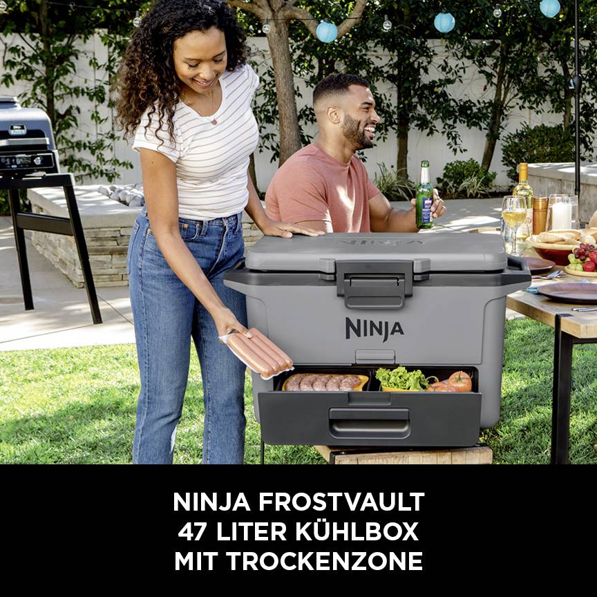 Ninja FrostVault Kühlbox Passiv Grau, Schwarz 47 l