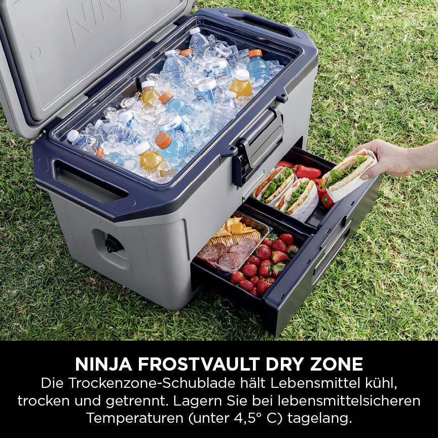 Ninja FrostVault Kühlbox Passiv Grau, Schwarz 47 l