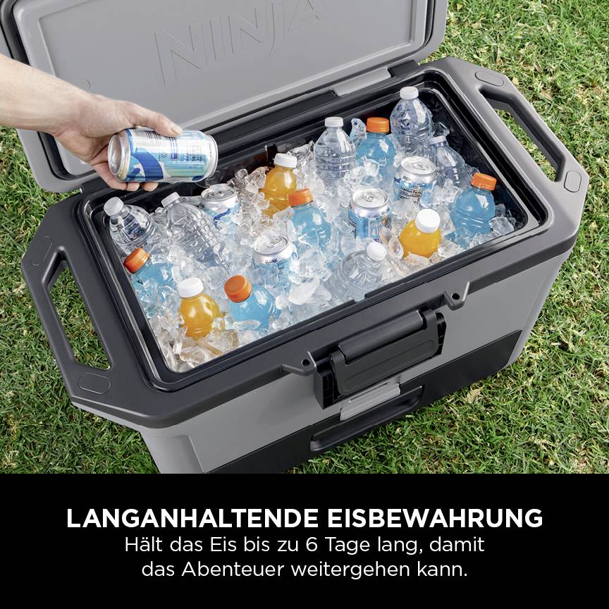 Ninja FrostVault Kühlbox Passiv Grau, Schwarz 47 l