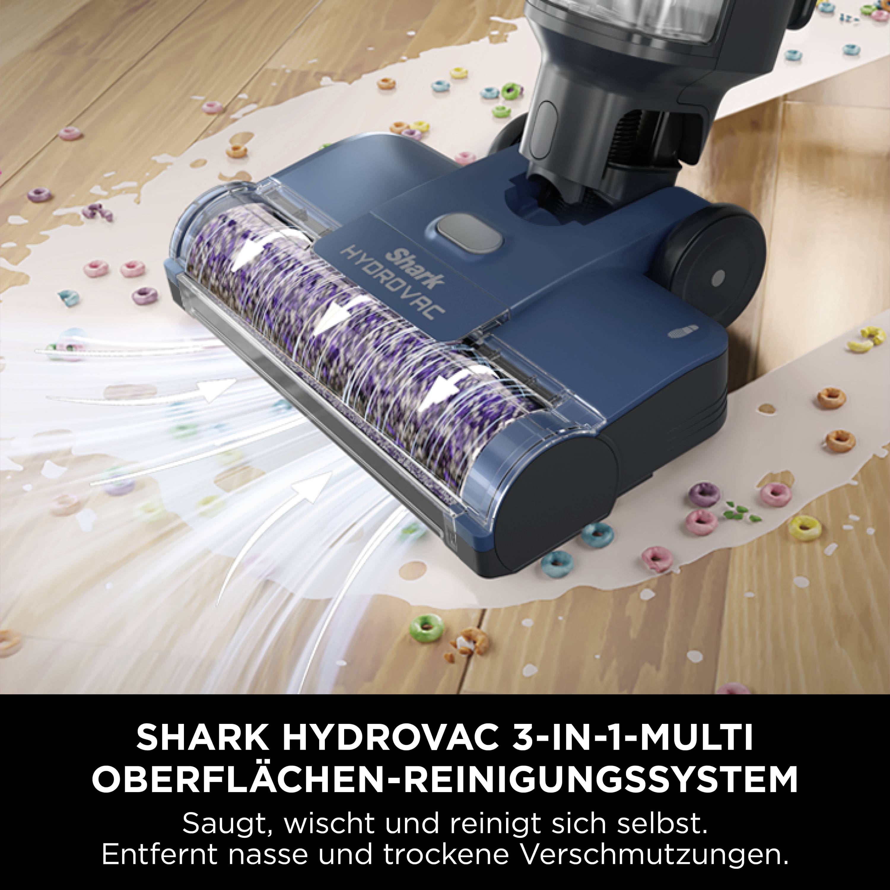 Shark Hydrovac WD100EU Nass-/Trockensauger 0.5 l Standfunktion, herausnehmbarer Wassertank