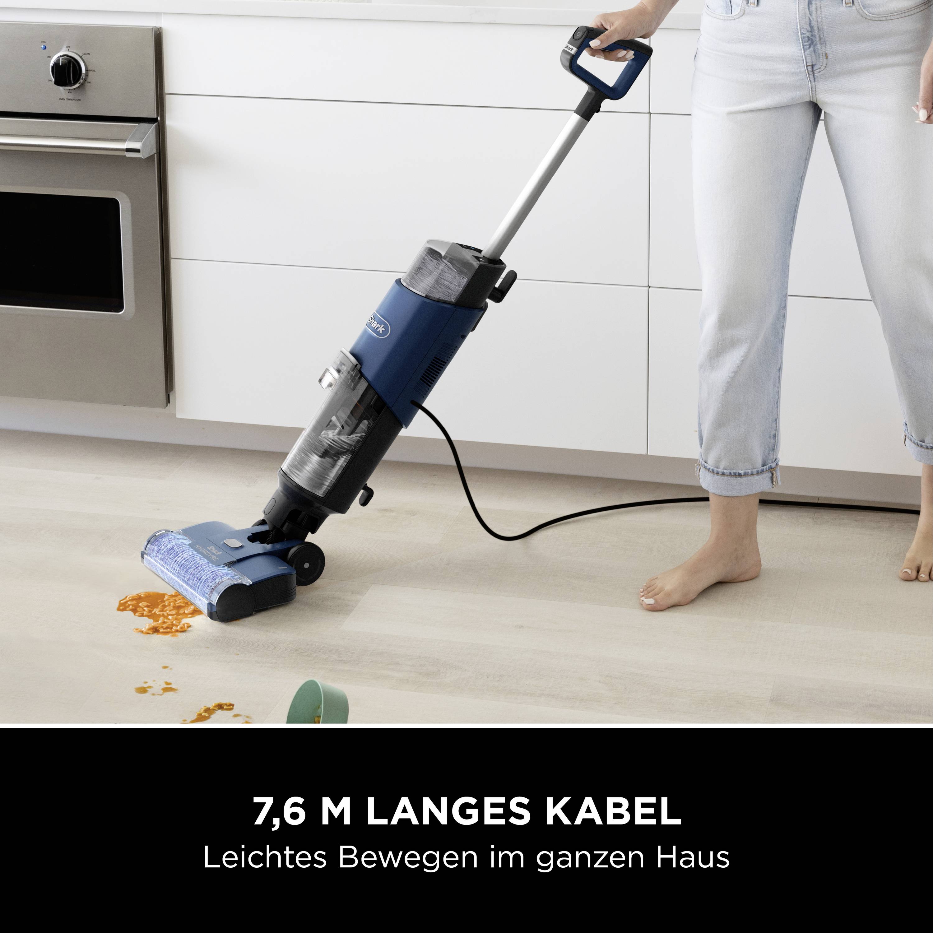 Shark Hydrovac WD100EU Nass-/Trockensauger 0.5l Standfunktion, herausnehmbarer Wassertank