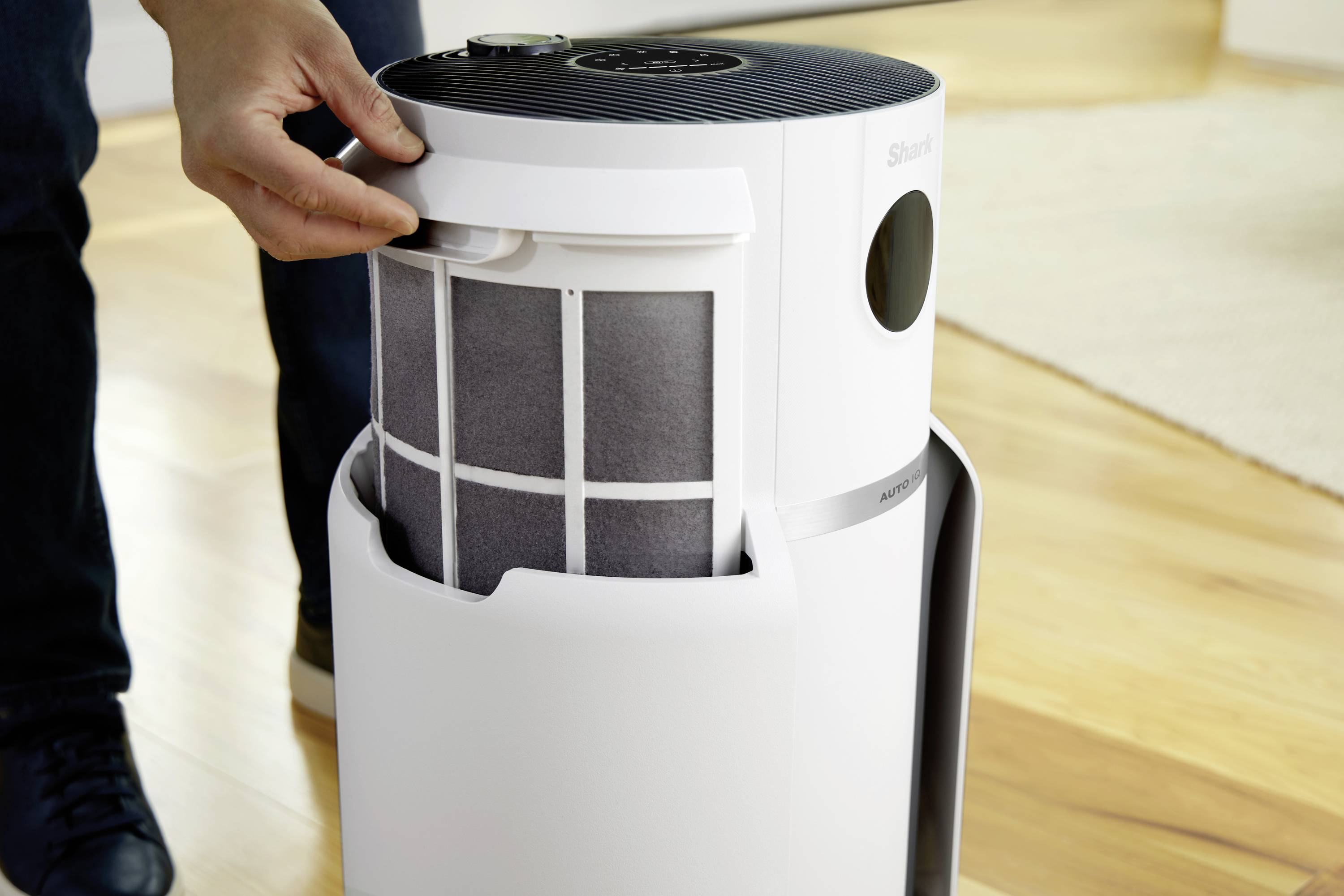 Shark HP300EU NeverChange Luftreiniger 130 m² Weiß