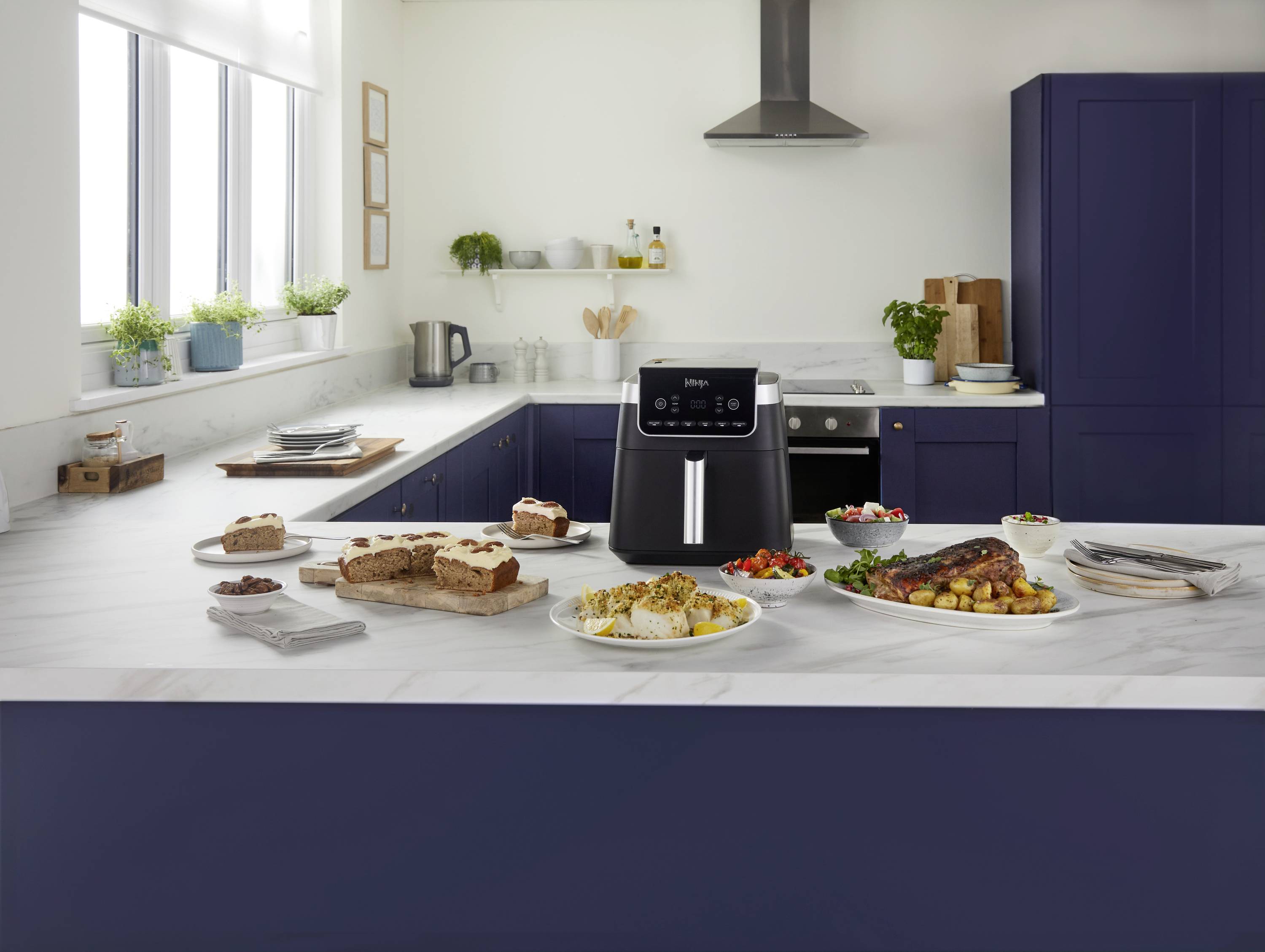 Ninja Max Pro Heißluft-Fritteuse 6.2l 2000W Schwarz