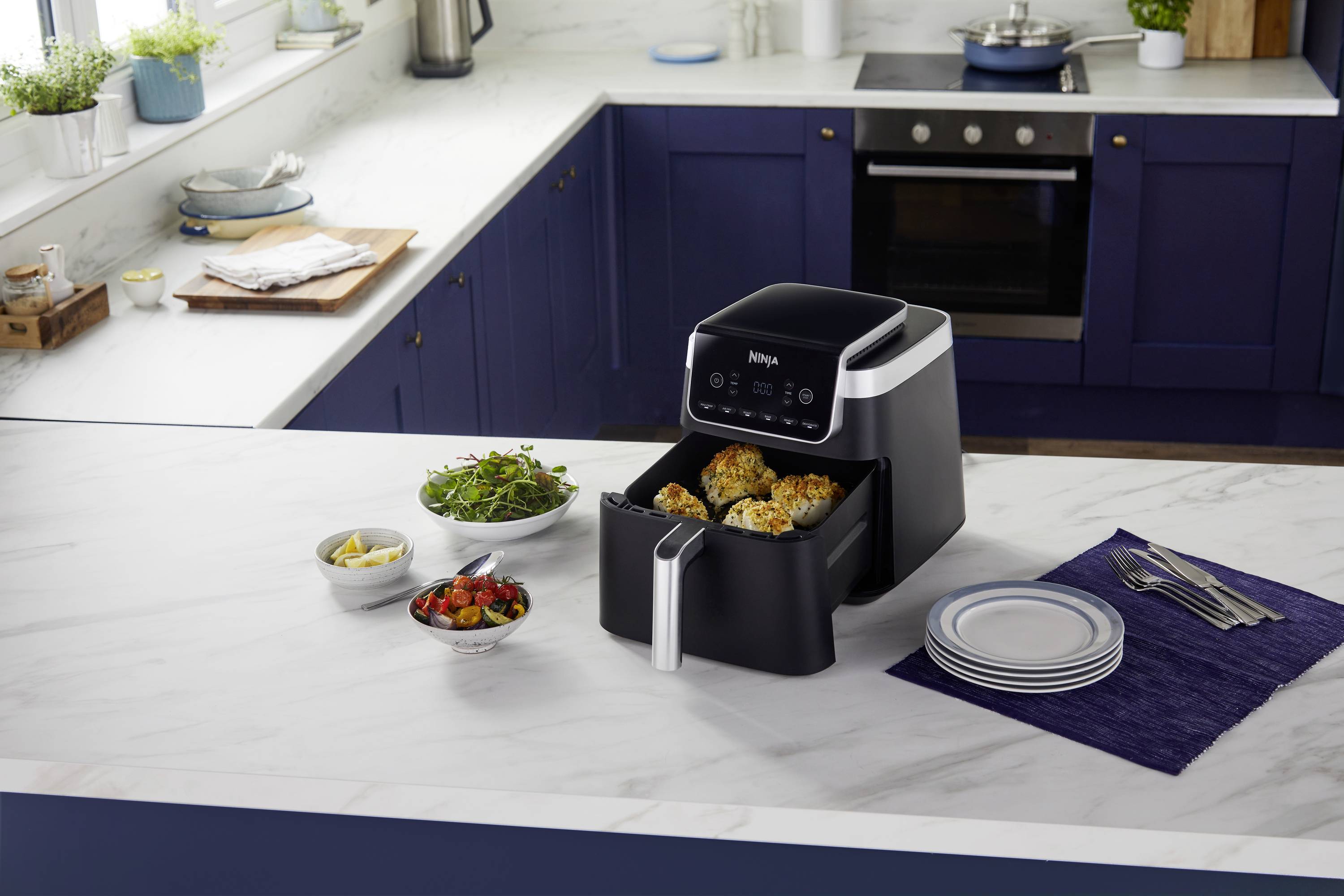 Ninja Max Pro Heißluft-Fritteuse 6.2l 2000W Schwarz