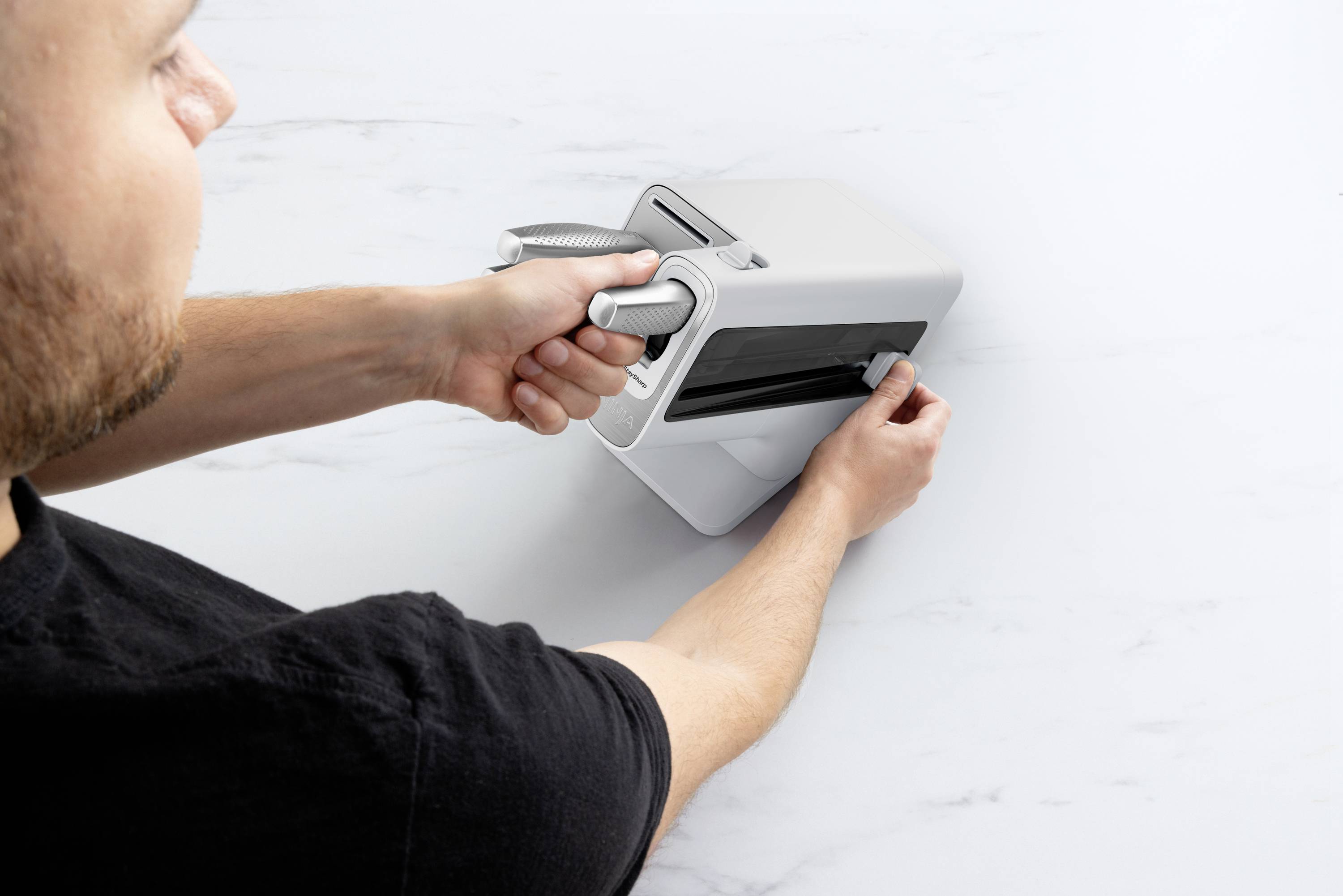 Ninja K62006EUWH Messerblock Weiß