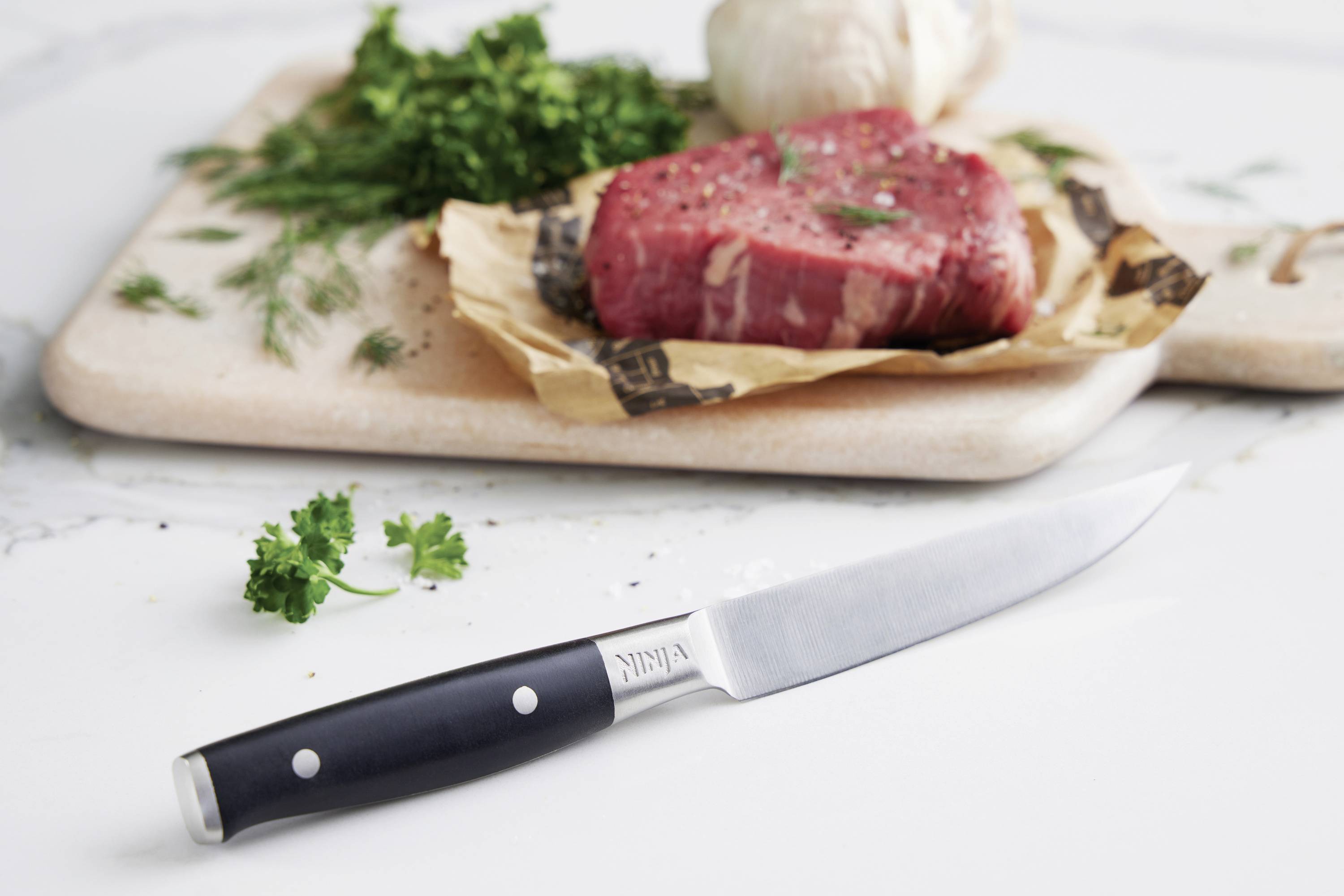 Ninja K32106EU Fleischmesser Edelstahl, Schwarz