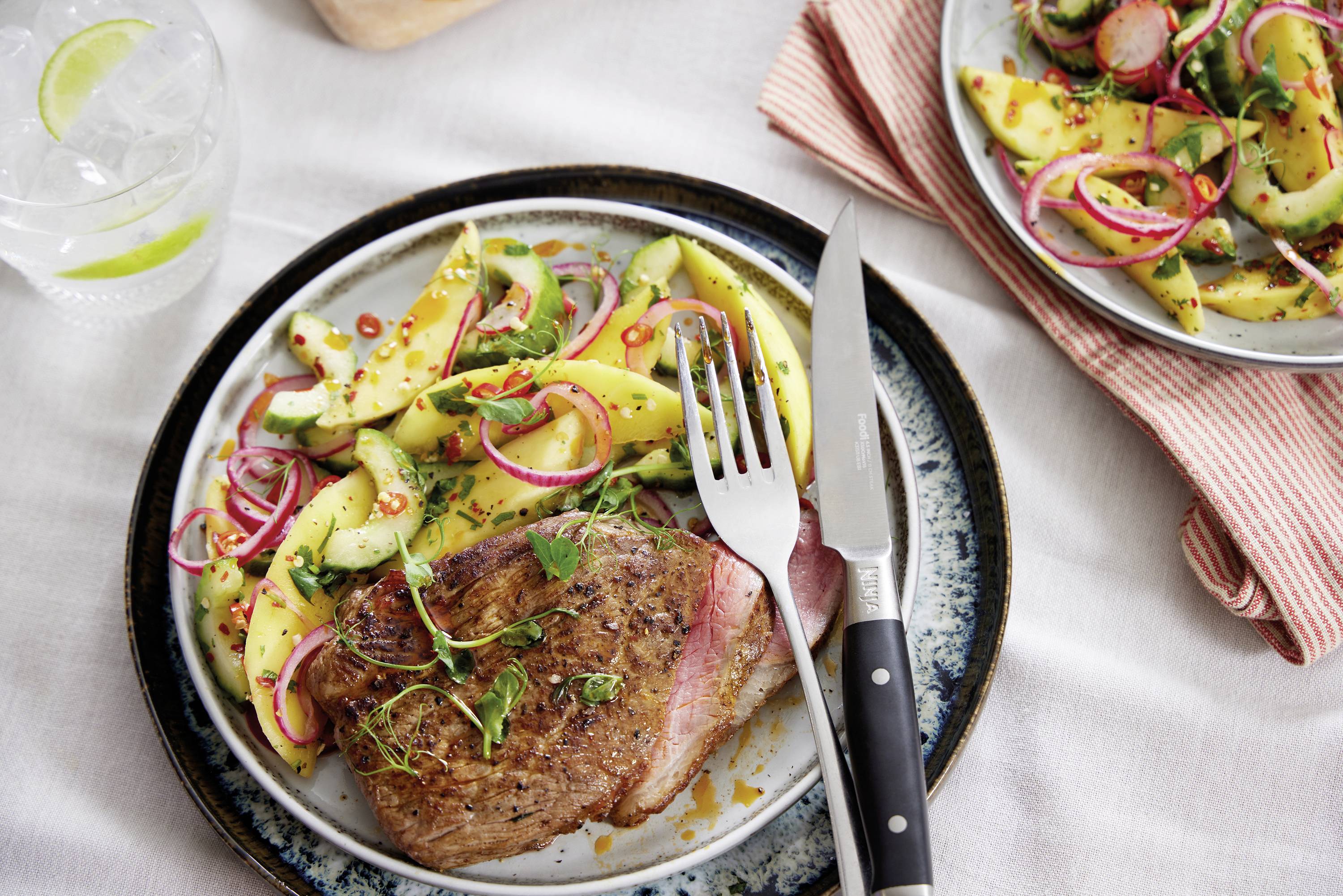 Ninja K32106EU Fleischmesser Edelstahl, Schwarz