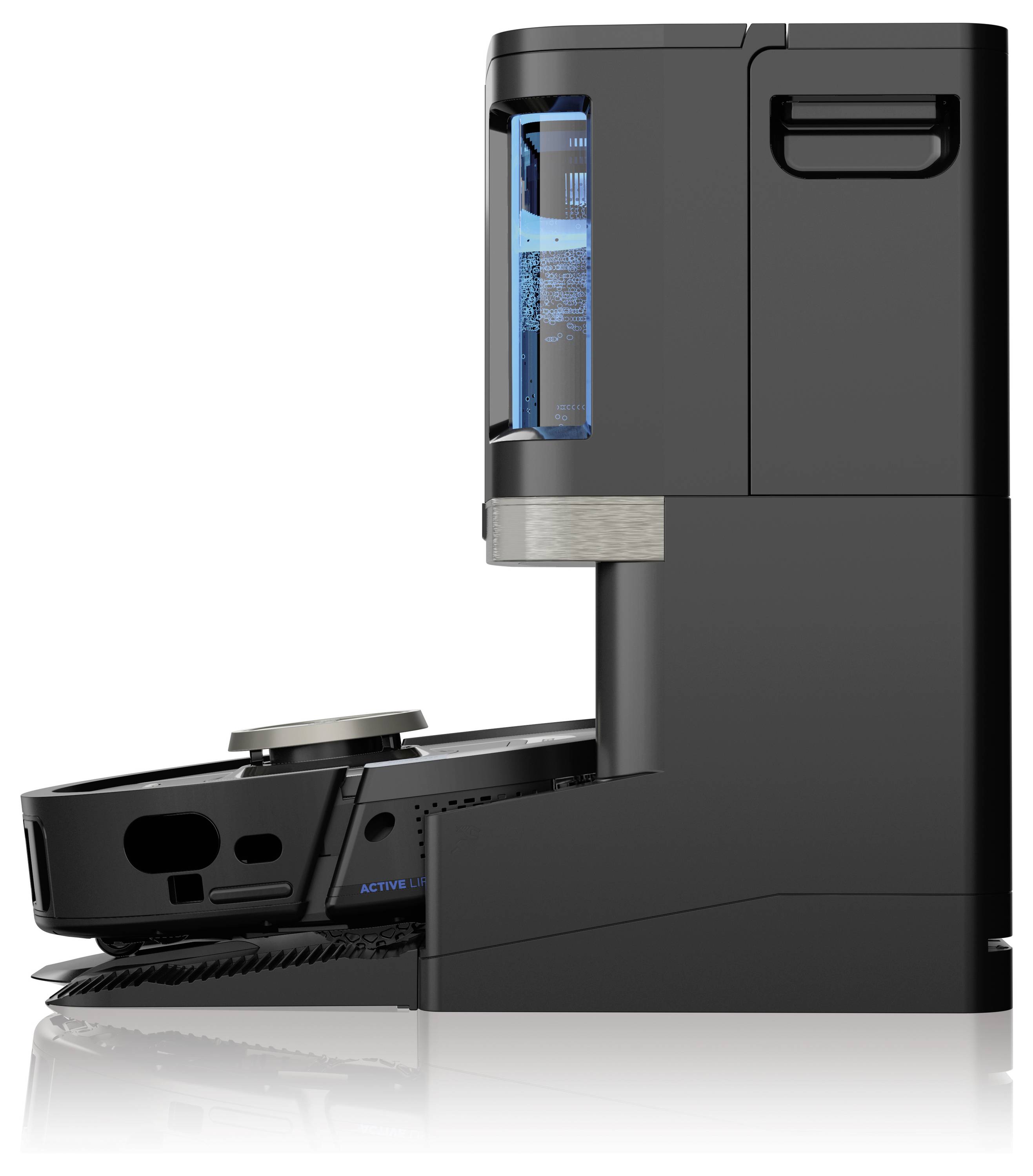 Shark PowerDetect NeverTouch Pro 2-in-1 Saug-und Wischroboter Schwarz App gesteuert, Beutellos, inkl. Akku, inkl. Ladegerät