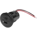 ProCar Power USB-C Doppelsteckdose PD/QC EV mit LED max 2x 30 Watt Belastbarkeit Strom max.=3A 12 oder 24 V/DC ProCar Power USB-C Doppelsteckdose PD/QC EV mit LED max 2x 30 Watt Belastbarkeit Strom max.=3A 12 oder 24 V/DC