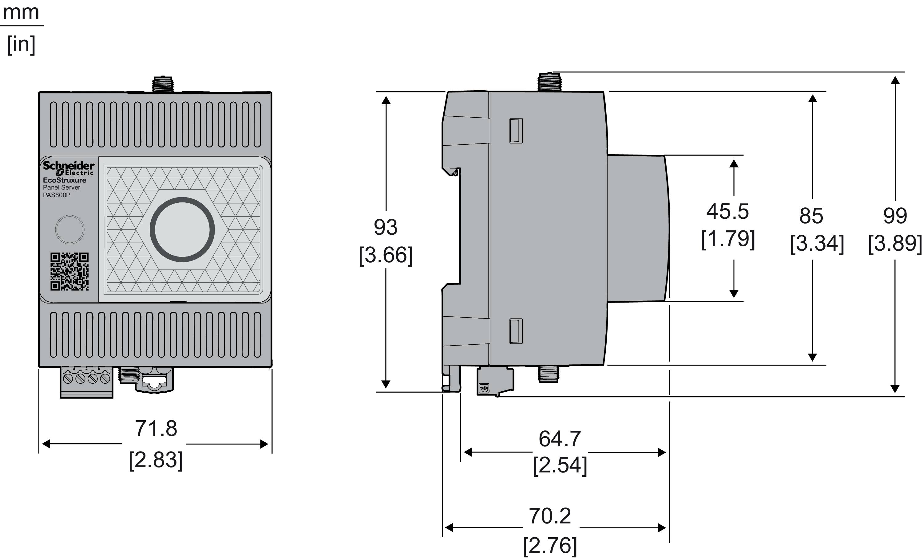 Schneider Electric PAS800P Erweiterungsmodul