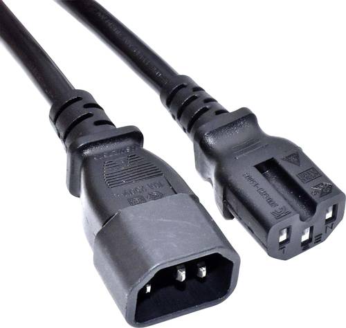 Akyga Strom Anschlusskabel 3 m Schwarz