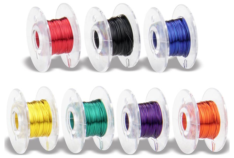 Donau Elektronik Kupferlackdraht Außen-Durchmesser (inkl. Isolierlack)=0.10 mm 1 Set