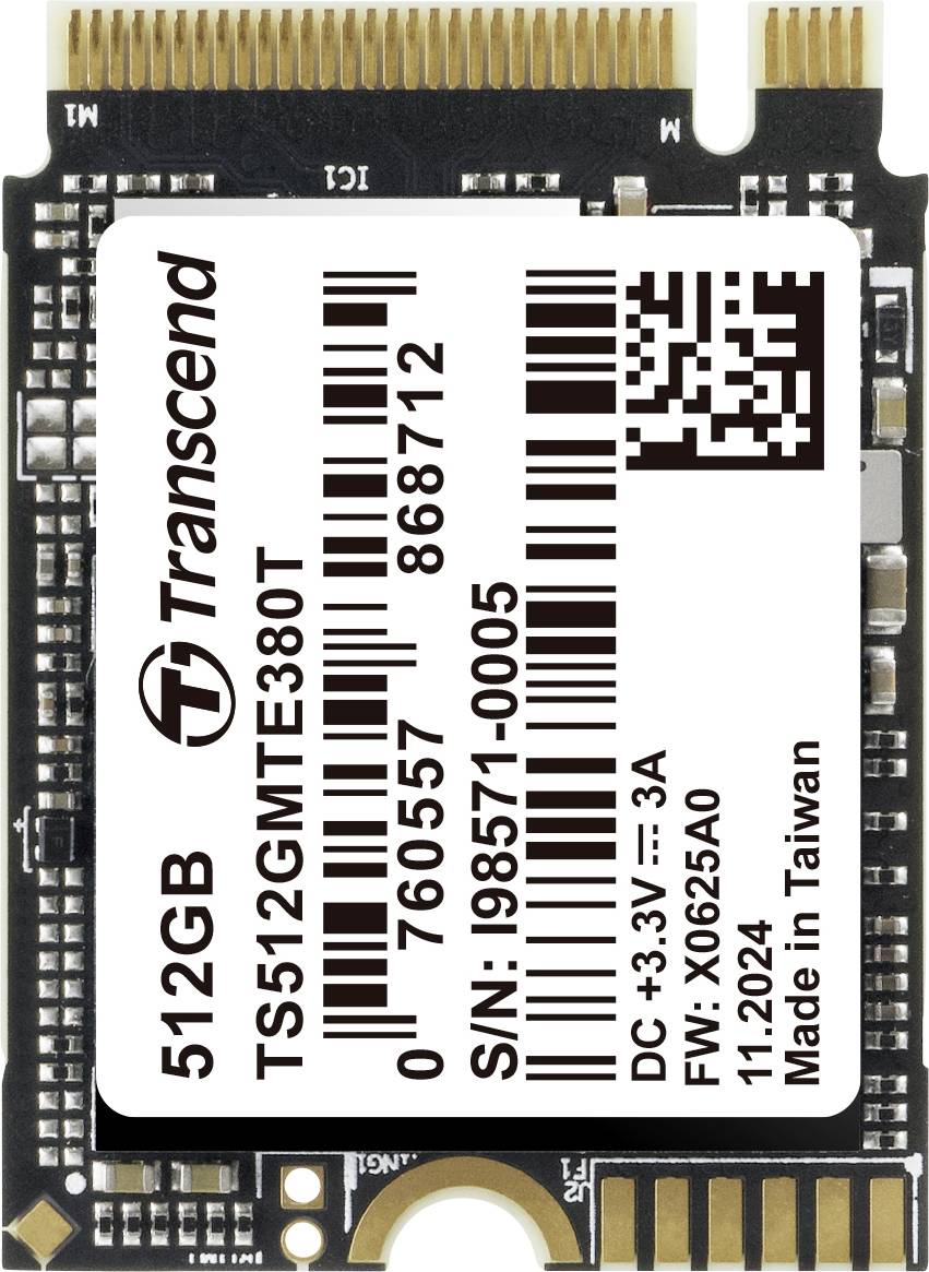 Transcend 1TB Interne M.2 PCIe NVMe SSD TS1TMTE380T