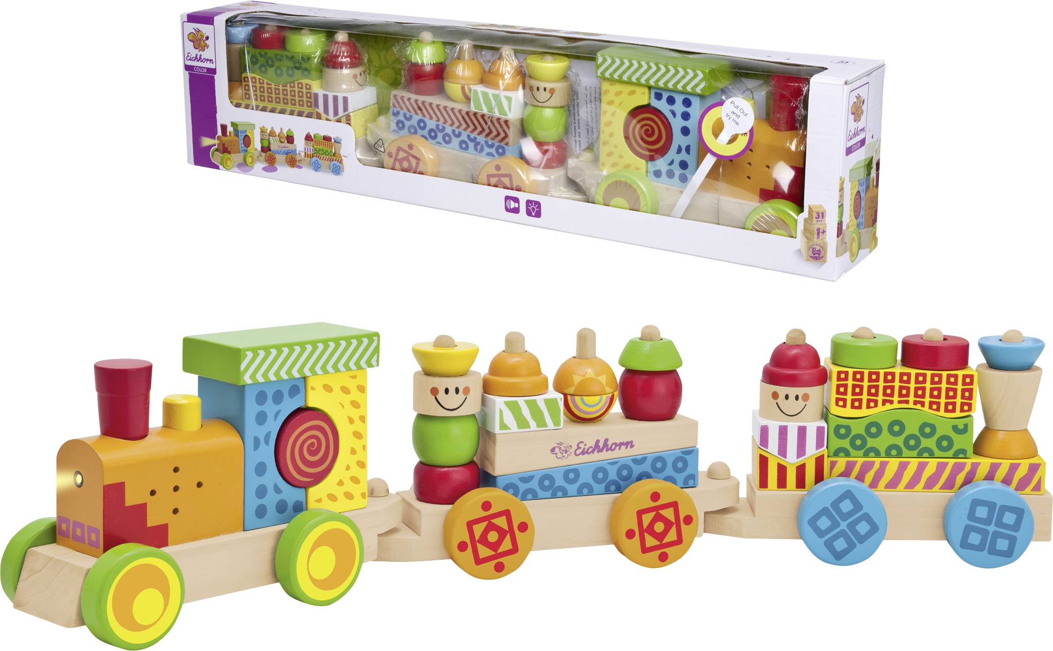 Eichhorn Zug mit Licht und Sound 100002236 Anzahl Spieler (max.): 1