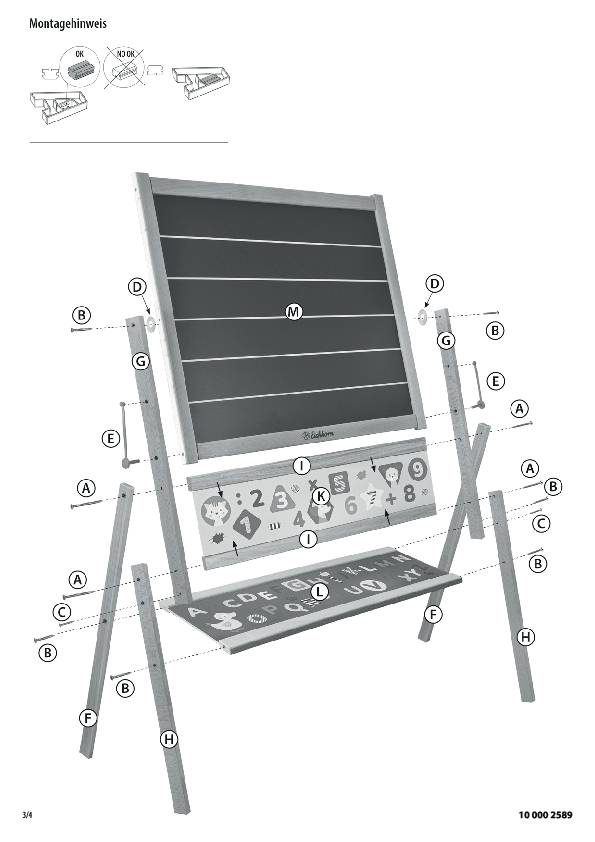 Eichhorn Magnettafel Standtafel 100002589