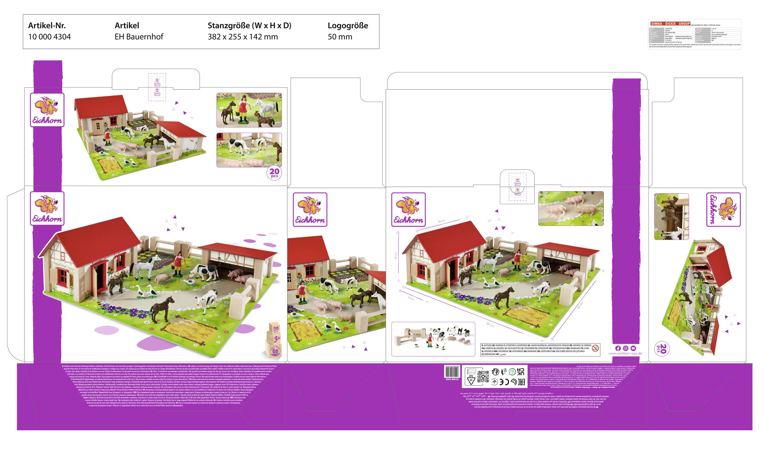 Eichhorn Bauernhof, klein 100004304 Anzahl Spieler (max.): 1
