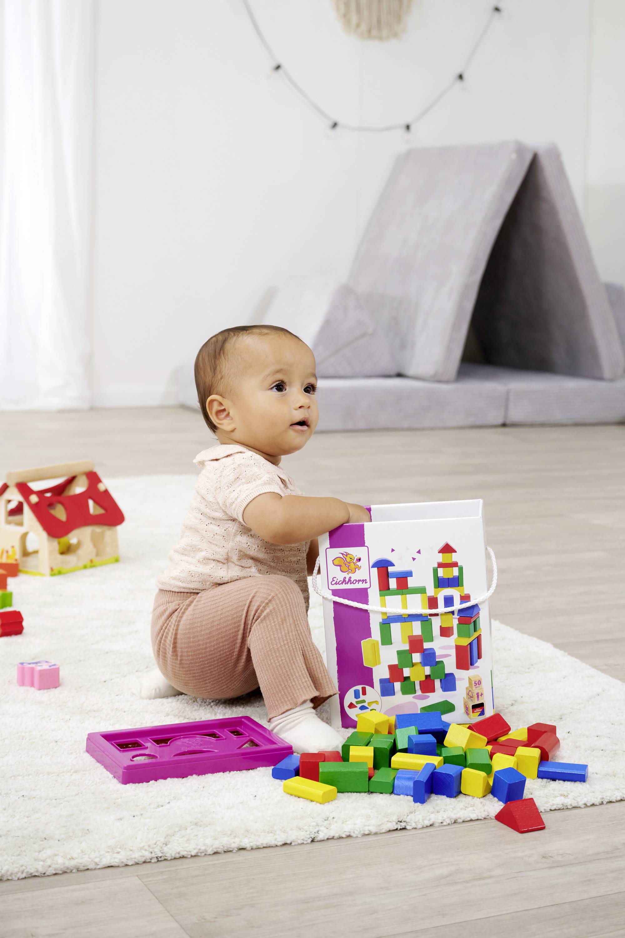 Eichhorn Bunte Holzbausteine 100050161 Anzahl Spieler (max.): 1