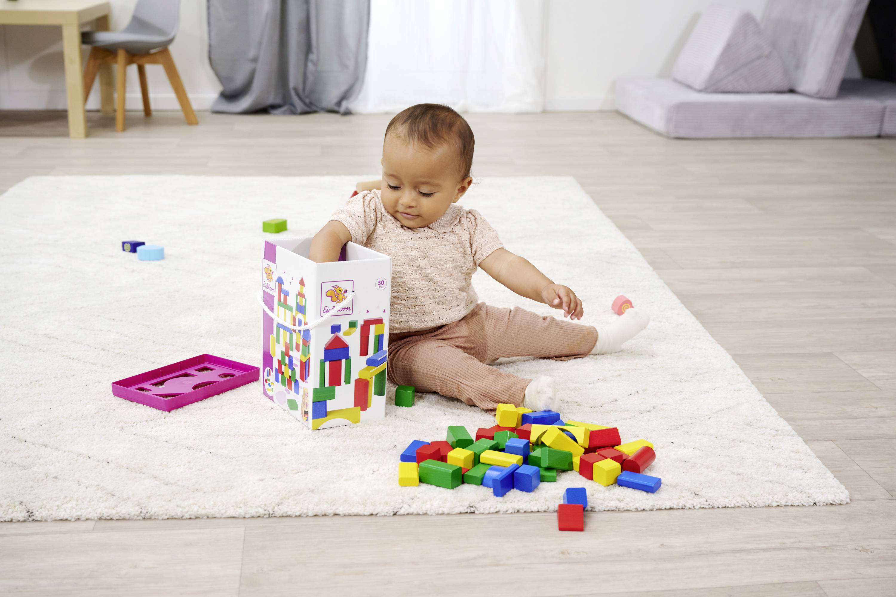 Eichhorn Bunte Holzbausteine 100050161 Anzahl Spieler (max.): 1