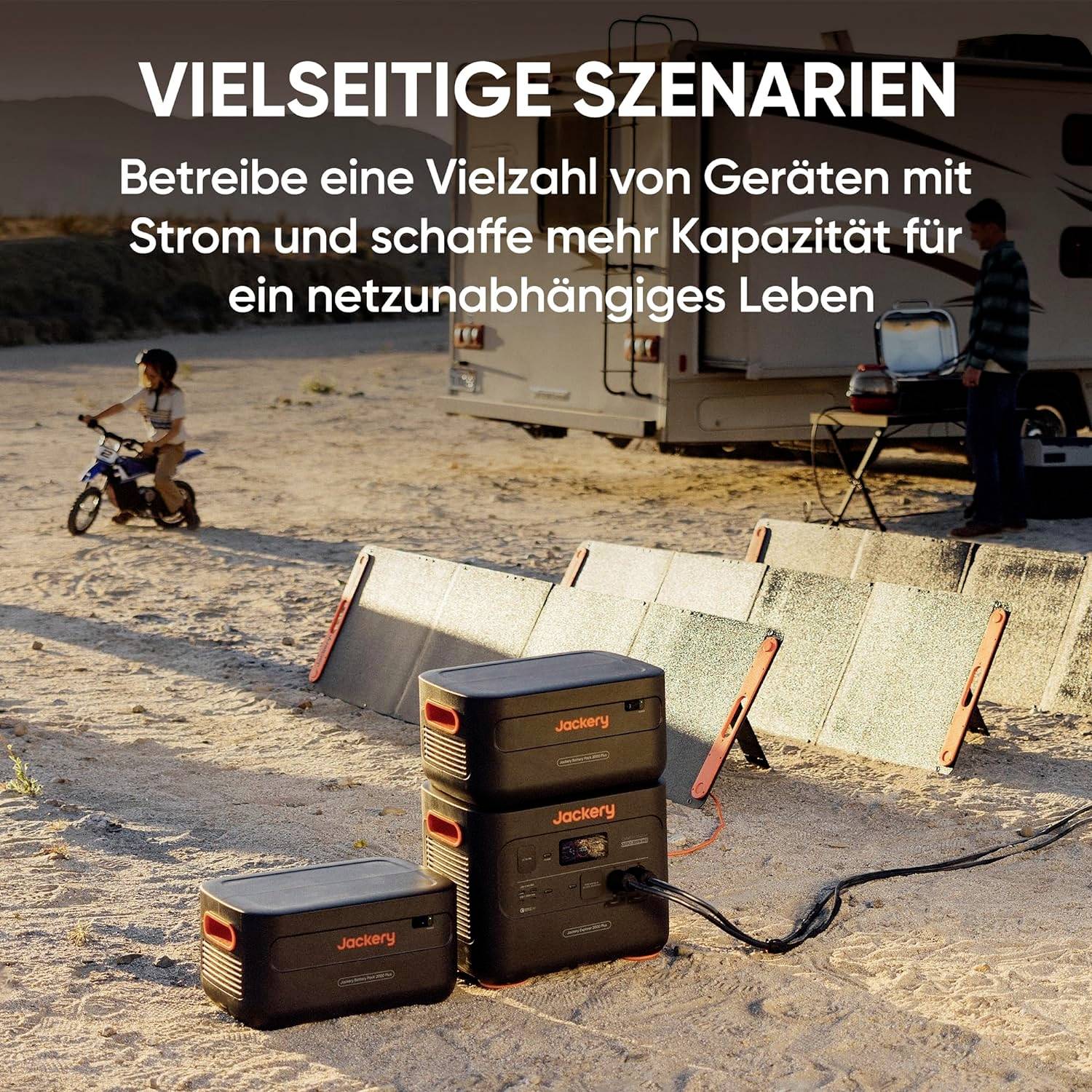 Jackery Explorer 2000 Plus Battery Akkupack LiFePO 4 Schwarz, Orange