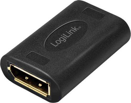 LogiLink DisplayPort AV Adapter [1x DisplayPort - 1x DisplayPort] Schwarz