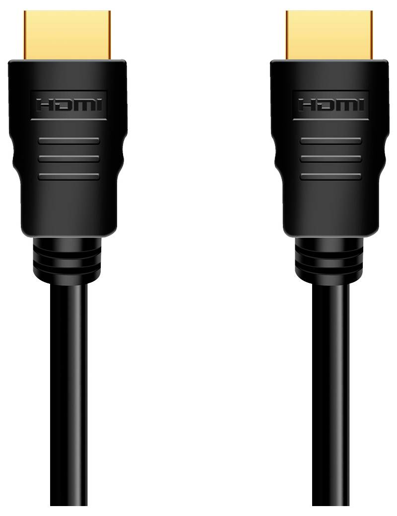 LogiLink HDMI AV Anschlusskabel [1x HDMI-Stecker - 1x HDMI-Stecker] 3m Schwarz