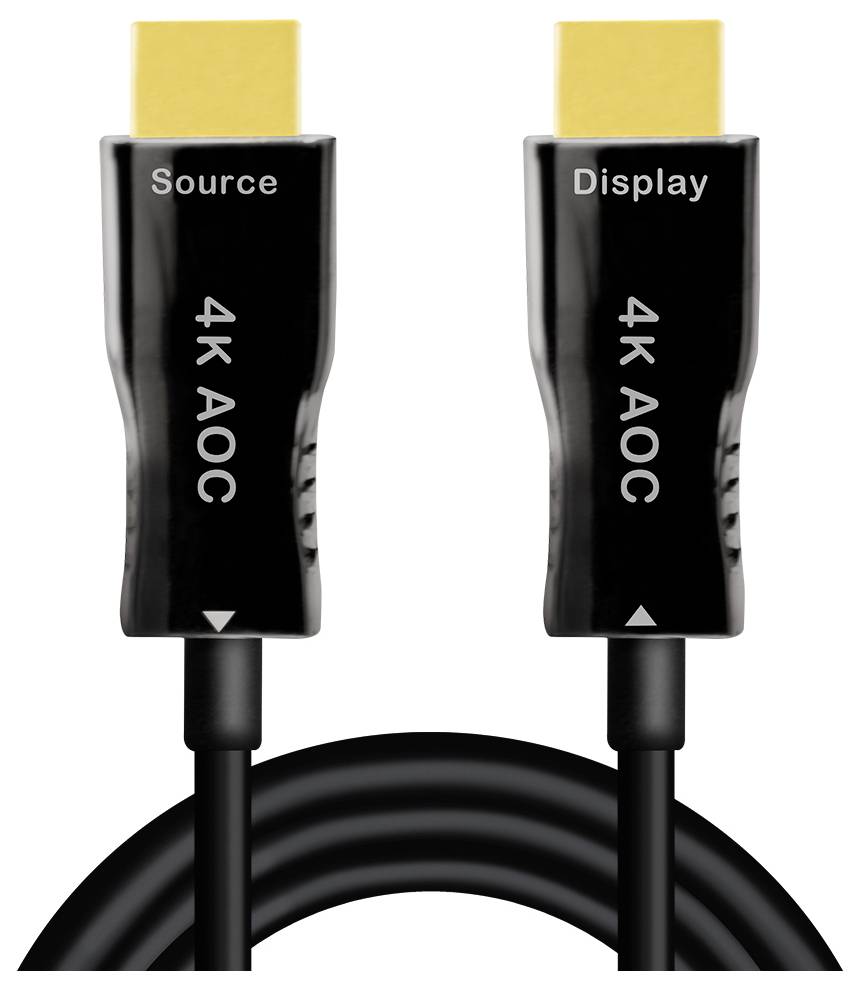 LogiLink HDMI AV Anschlusskabel [1x HDMI-Stecker - 1x HDMI-Stecker] 20 m Schwarz