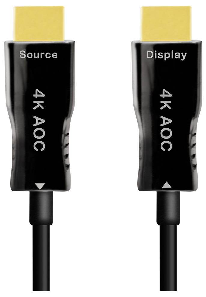 LogiLink HDMI AV Anschlusskabel [1x HDMI-Stecker - 1x HDMI-Stecker] 20 m Schwarz