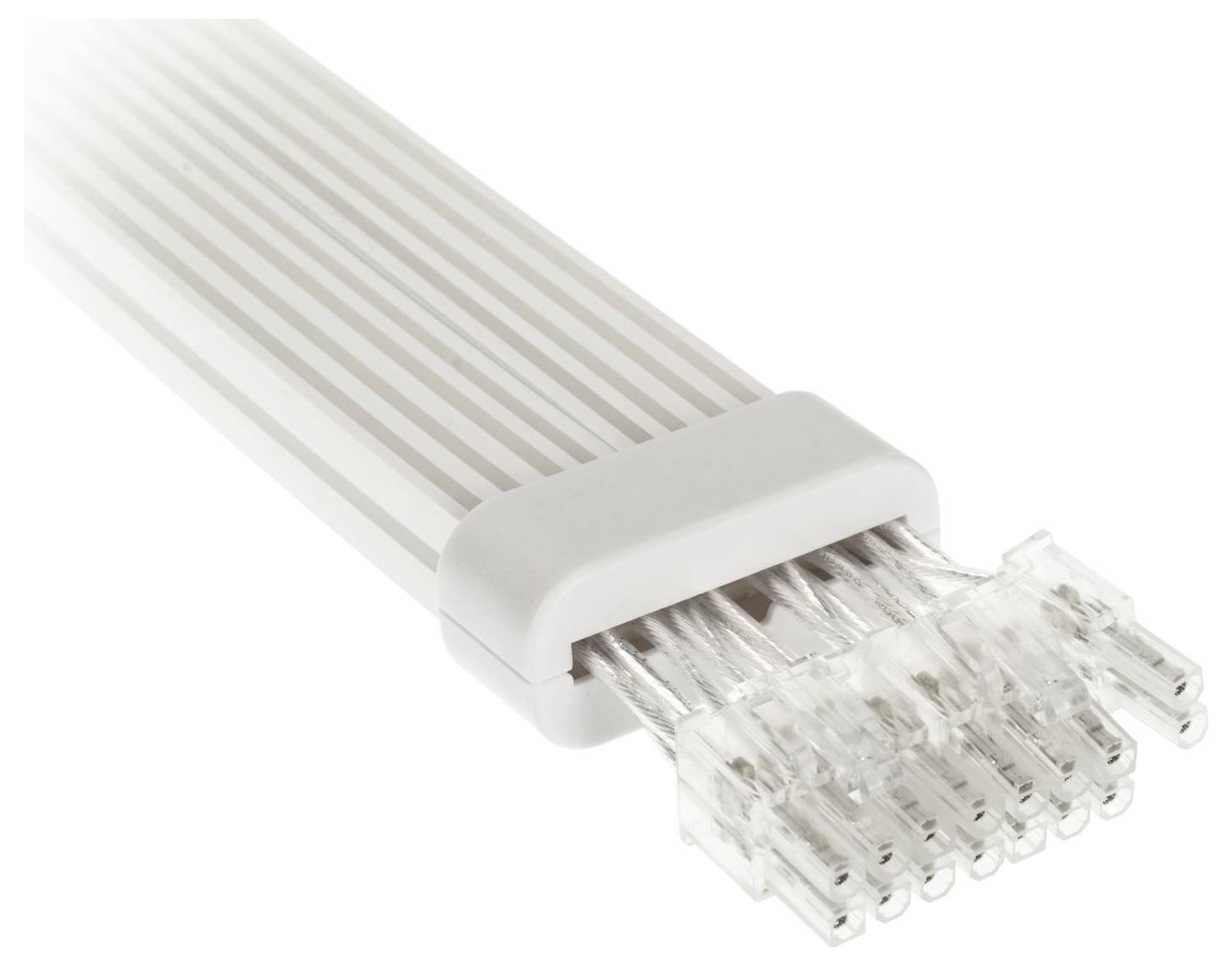 Kolink UR-2PCIE-ARG Strom Anschlusskabel Weiß, Transparent, RGB 31cm