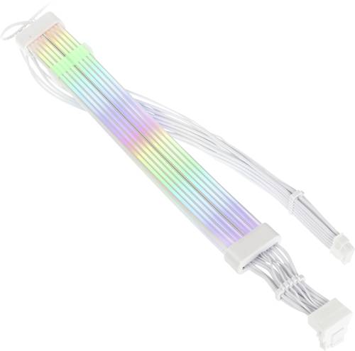 Kolink UR-12-V2x6-ARGB Strom Anschlusskabel Weiß, Transparent, RGB 70 cm