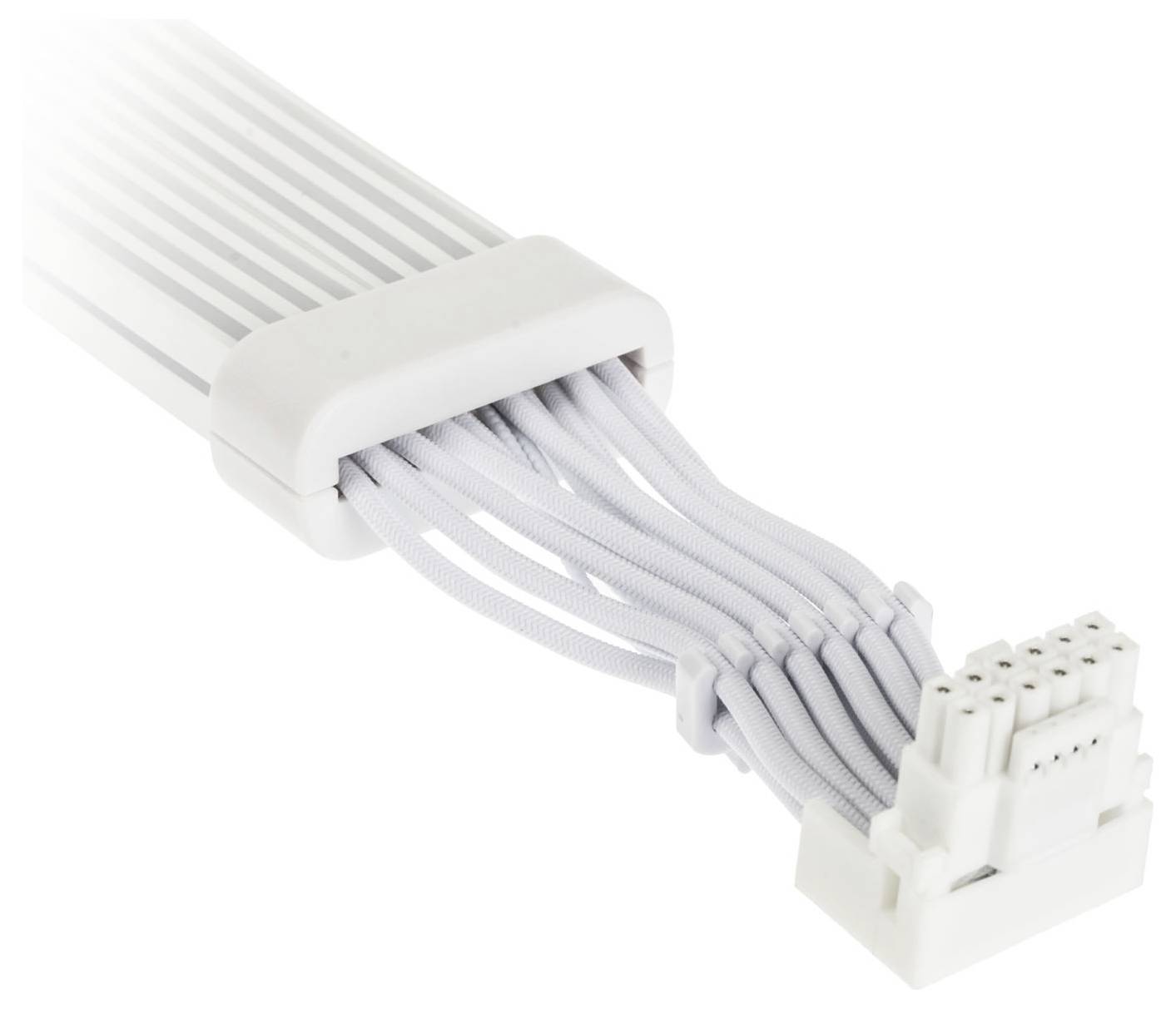 Kolink UR-12-V2x6-ARGB Strom Anschlusskabel Weiß, Transparent, RGB 70cm