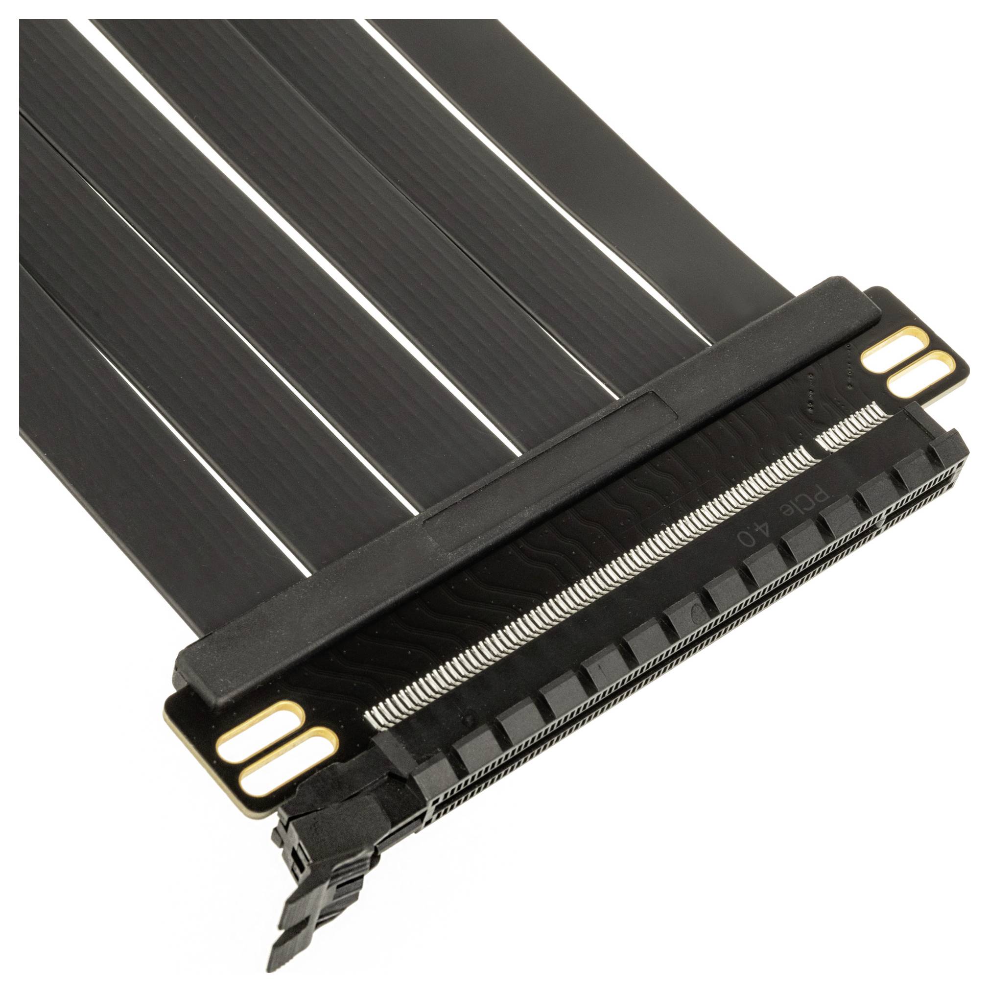 Kolink PCIe Riser Kabel PCIe 5.0 PCIe x16 Stecker, PCIe x16 Buchse 30cm Schwarz PGW-RC-MRK-011