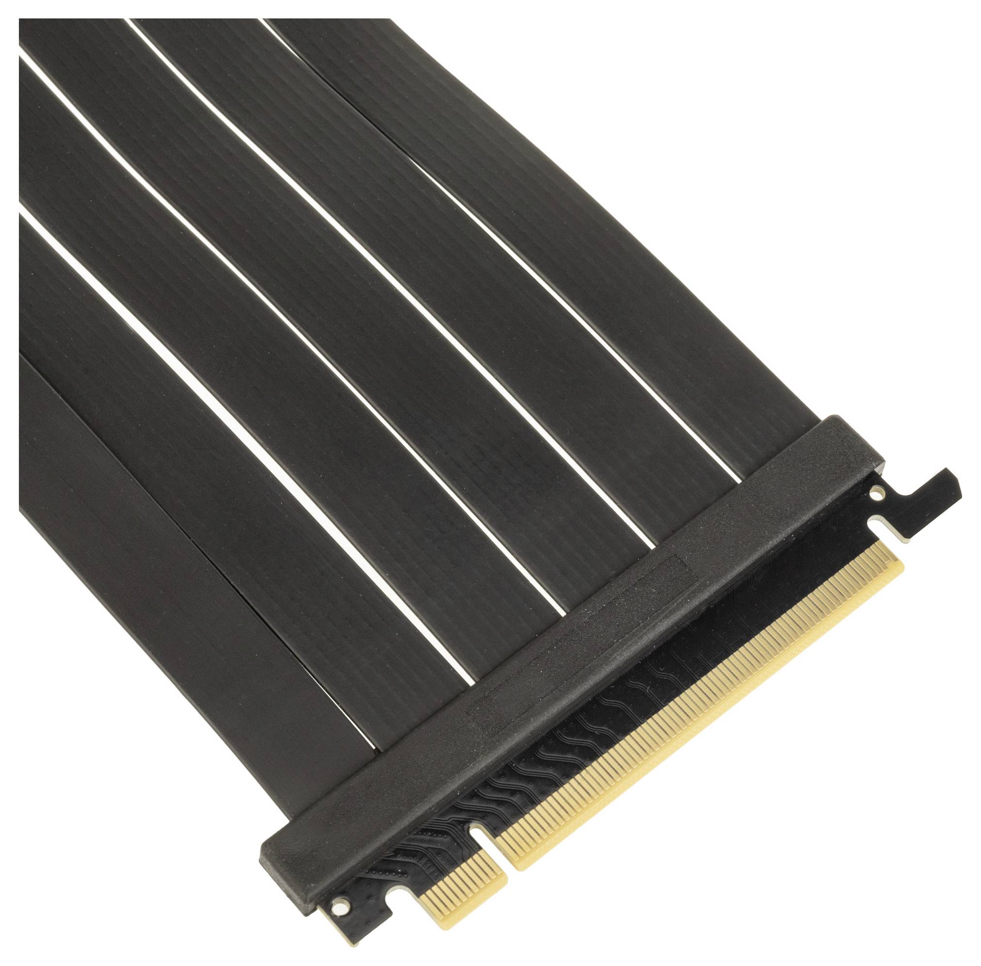 Kolink PCIe Riser Kabel PCIe 5.0 PCIe x16 Stecker, PCIe x16 Buchse 30cm Schwarz PGW-RC-MRK-011