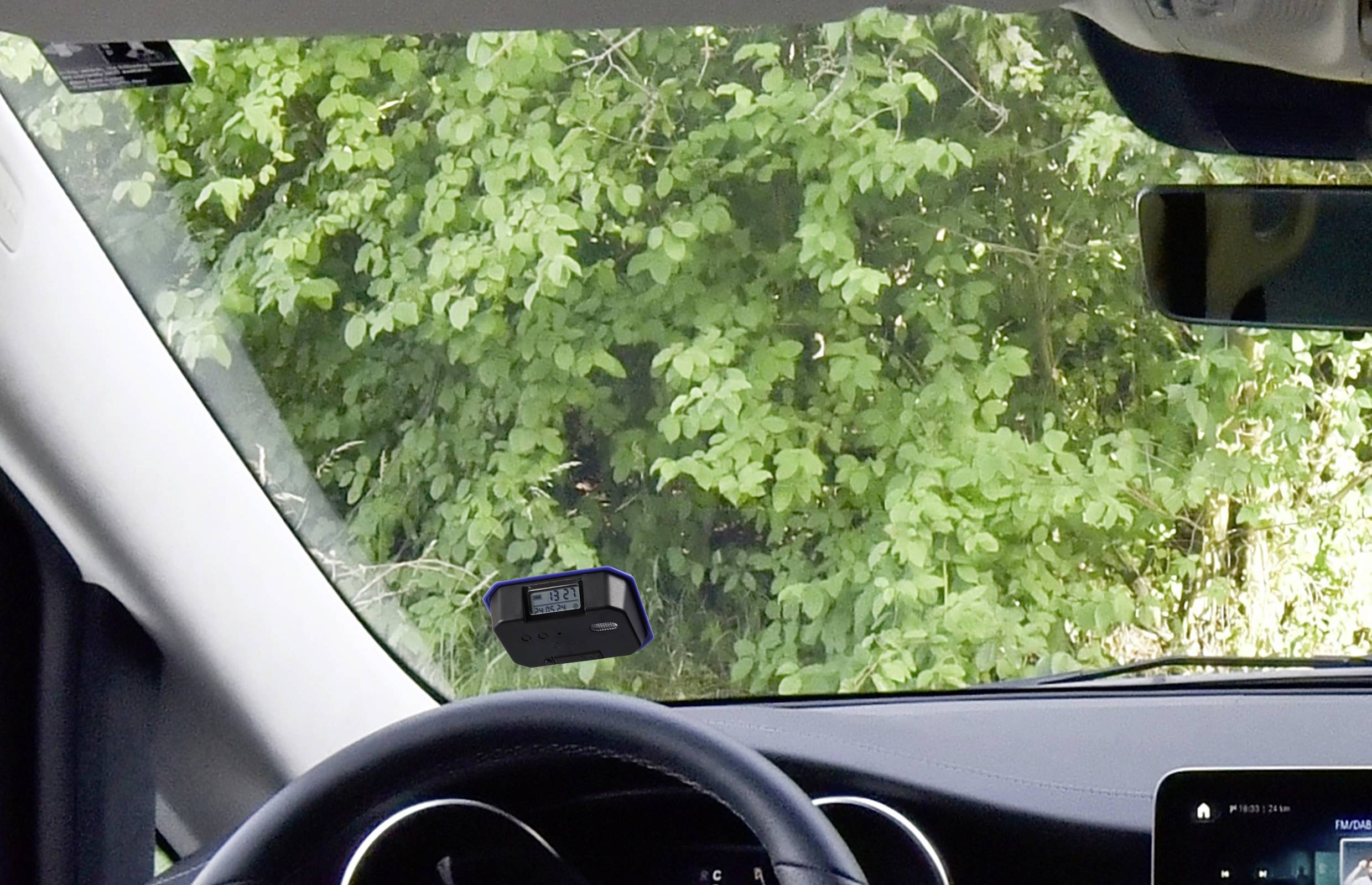 3338640 Elektronisch Parkscheibe 25mm x 102mm x 79mm