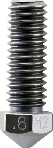 Micro-Swiss 3D Drucker Düse 0.6mm M2 Hardened High Speed Steel High Flow 1.75mm Nozzle M2502-06