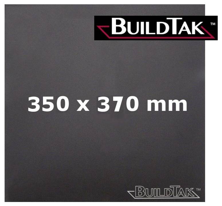 BUILDTAK Druckbettbeschichtung Original 3D Printing Surface - Black 350 x 370 mm BT350X370