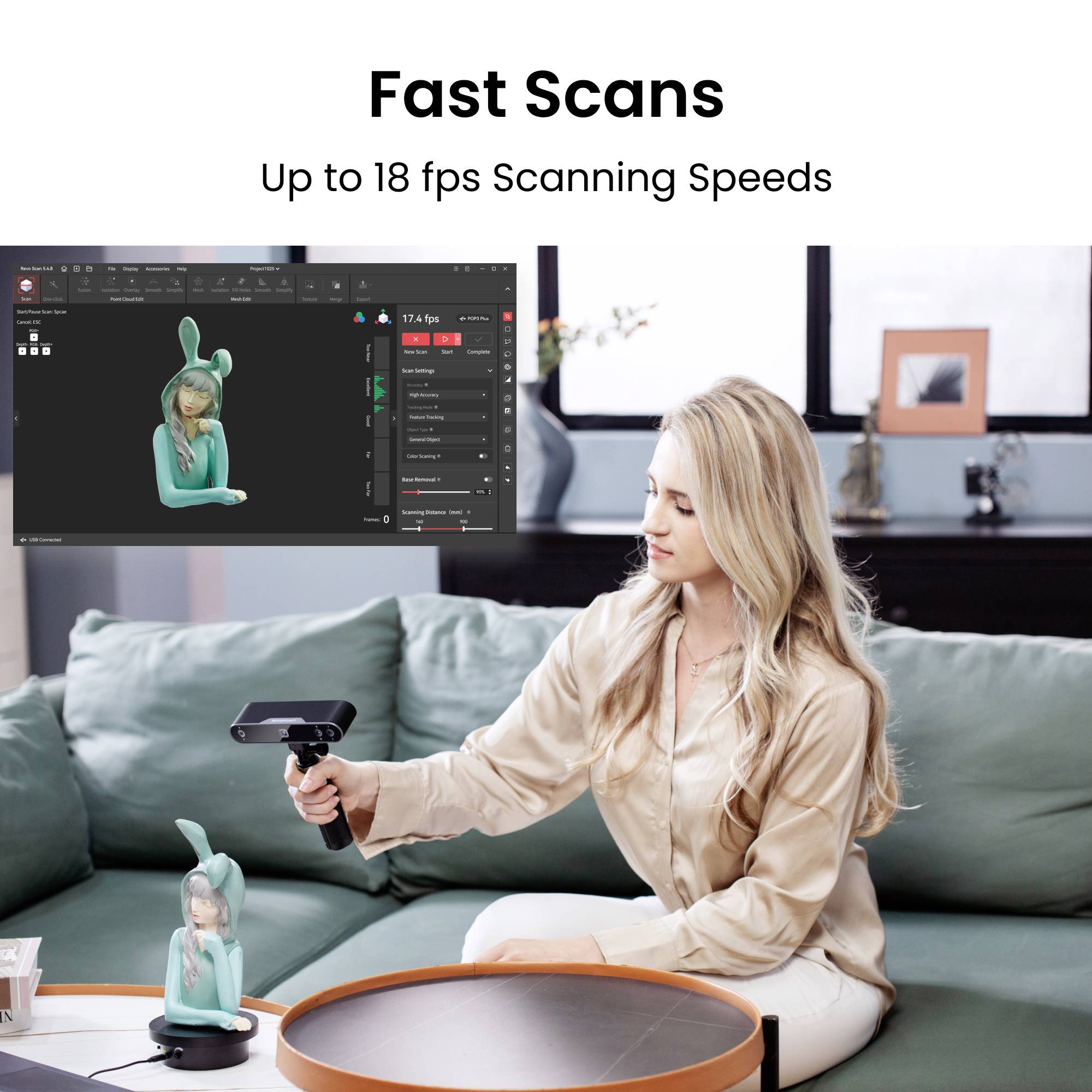 Revopoint Pop 3 Plus STANDARD Edition 3D Scanner