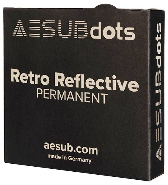 Aesub Referenzpunkte AESUBdots retro permanent Ø 3mm / 3000 targets AESD103