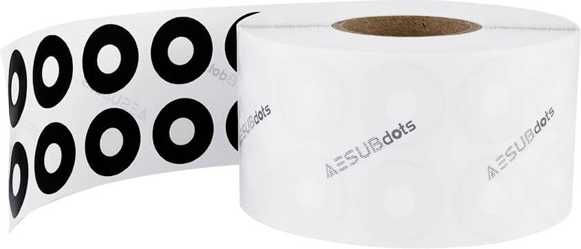 Aesub 3D Marker AESUBdots retro easy remove Ø 3mm / 3000 targets AESD203