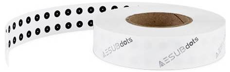 Aesub 3D Marker Marker Points AESUBdots - Targets white 6mm Ø 6mm / 6000 targets AESD006