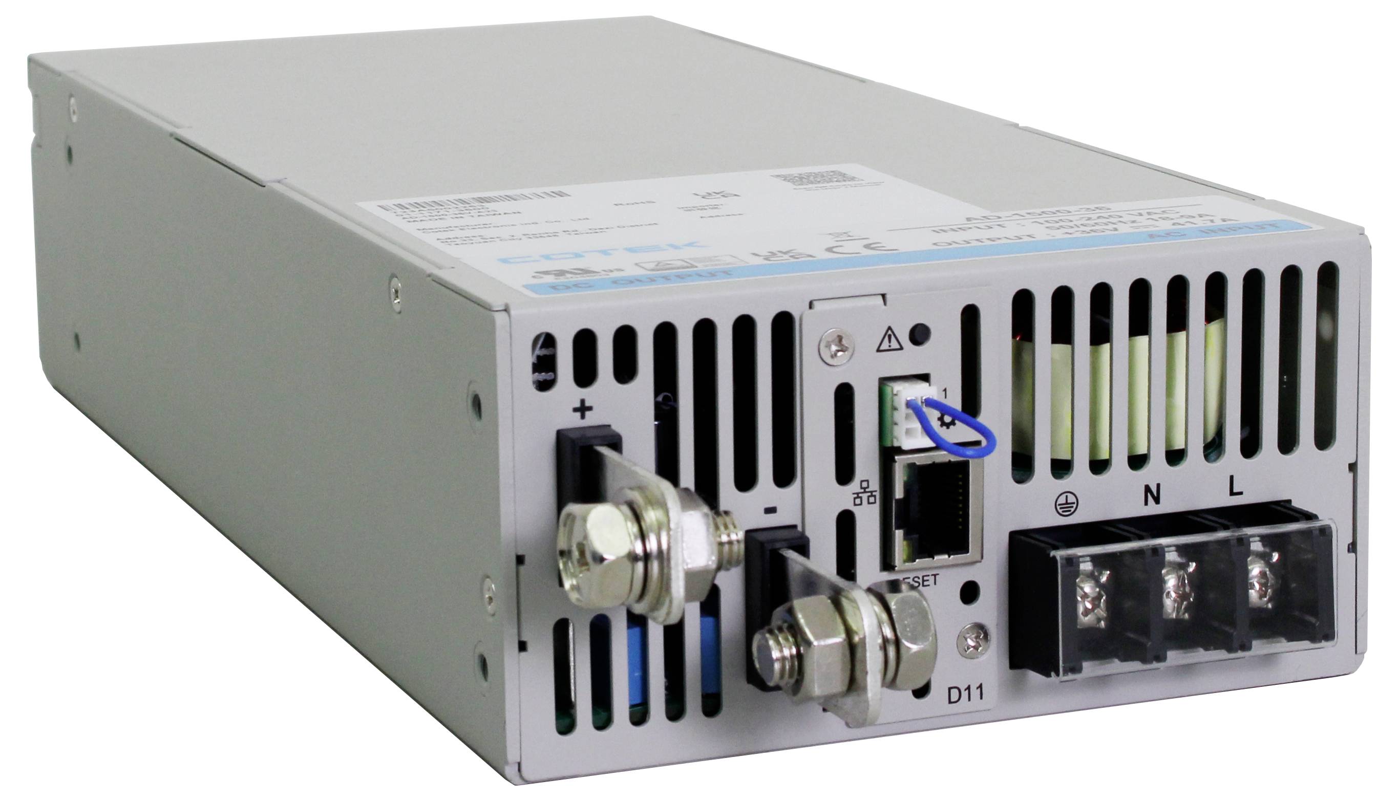 Dehner Elektronik AD 1500-250-D11 (250VDC) AC/DC-Einbaunetzteil 250 V/DC 6.0A 1500W