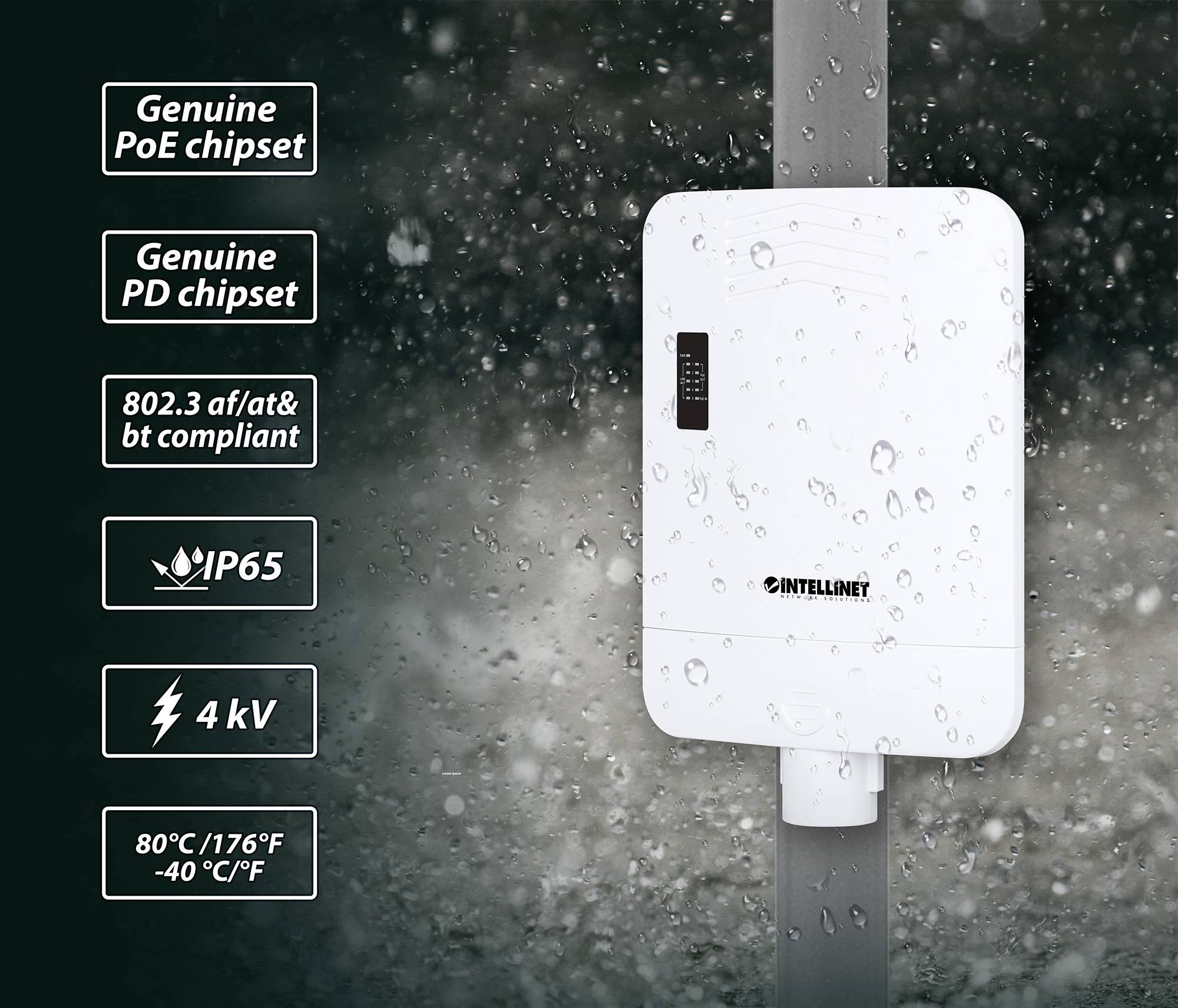 Intellinet 509220 Netzwerk Switch 10 / 100 / 1000MBit/s IEEE 802.3bt