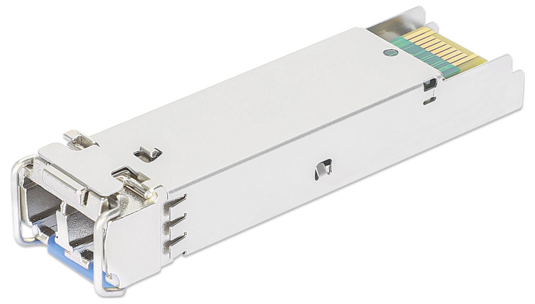 Intellinet 508568 Mini-GBIC Industrie-Transceiver für LWL-Kabel (LC) Singlemode 10 km MSA Konform Transceiver-Modul 1000MBit/s 10